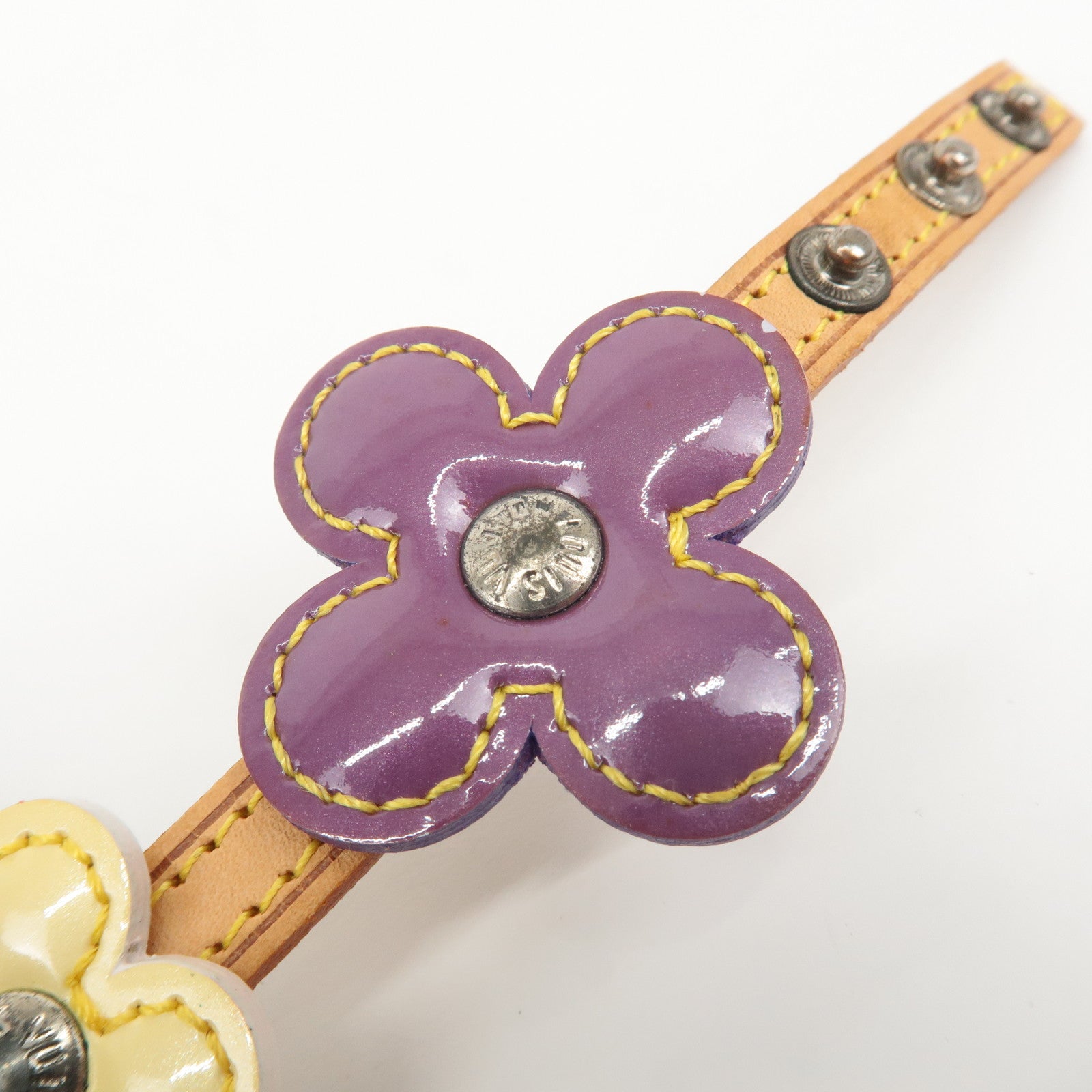 Louis Vuitton Monogram Vernis Flower Lexington Bracelet M92252