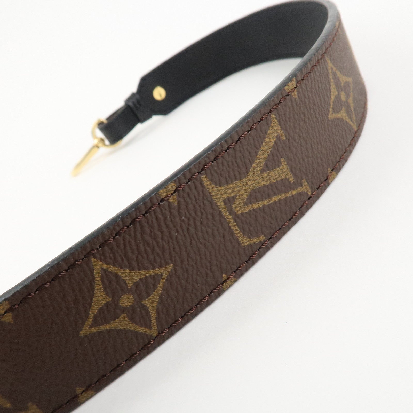 Louis Vuitton Monogram Shoulder Strap XL Noir Black J02331 Used