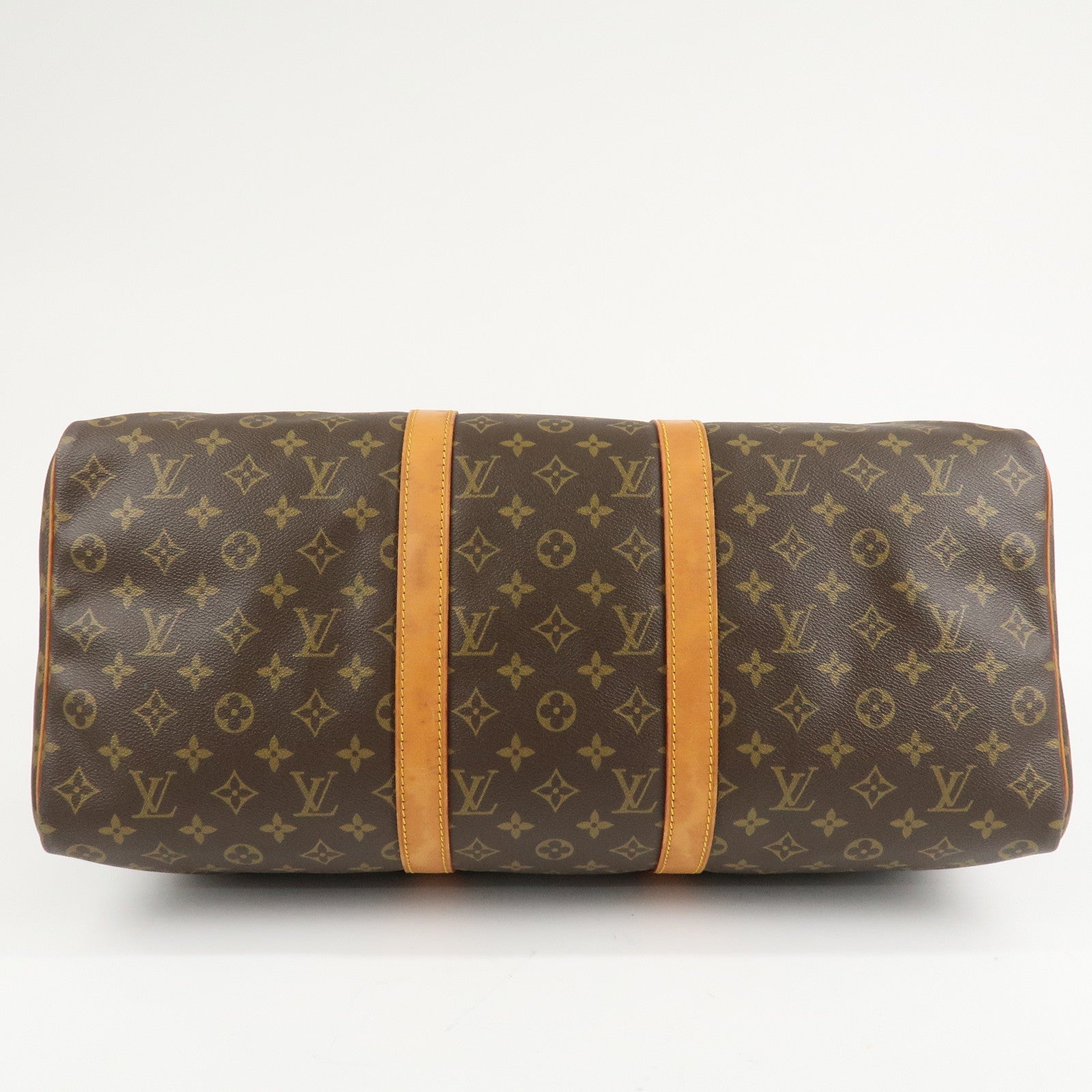 Louis Vuitton Monogram Keep All 50 Boston Bag Brown M41426