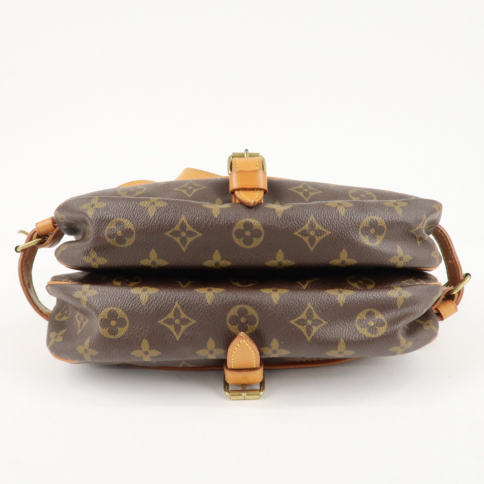 Louis Vuitton Monogram Saumur 30 Crossbody Bag Brown M42256 Used