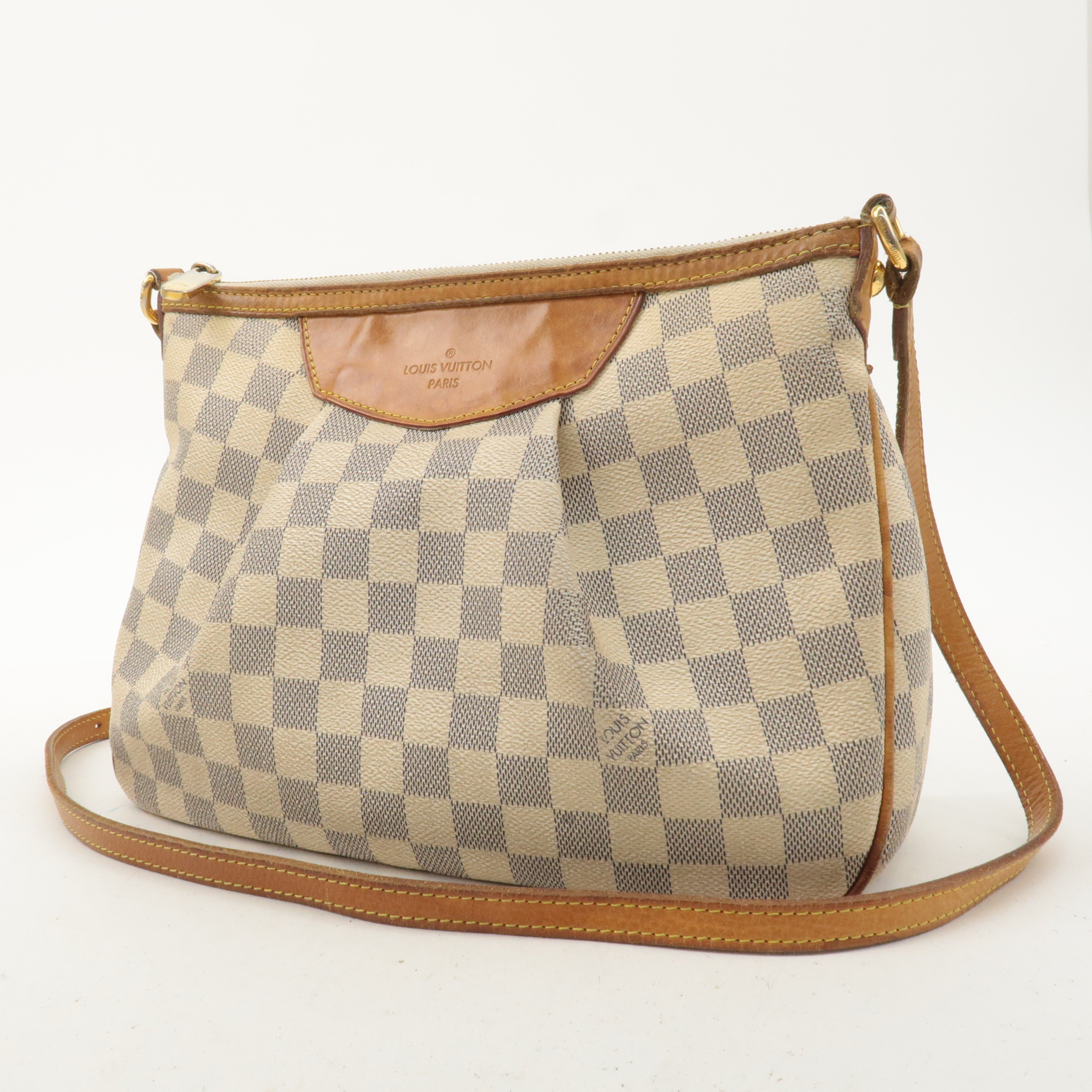 Louis Vuitton Damier Azur Siracusa PM Shoulder Bag N41113