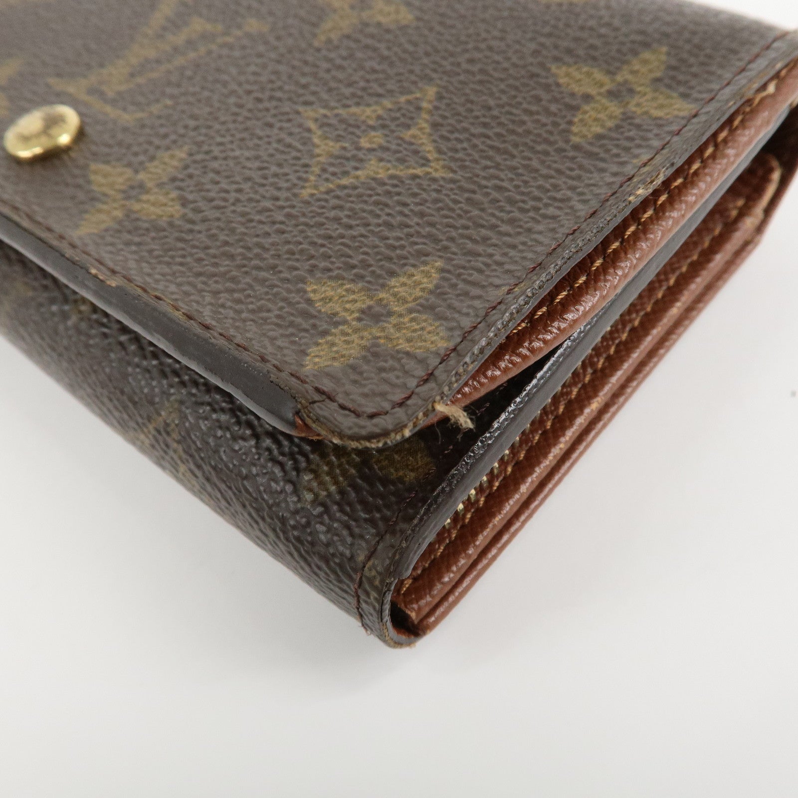 Louis Vuitton Monogram Set of 2 Wallet M61730 Used