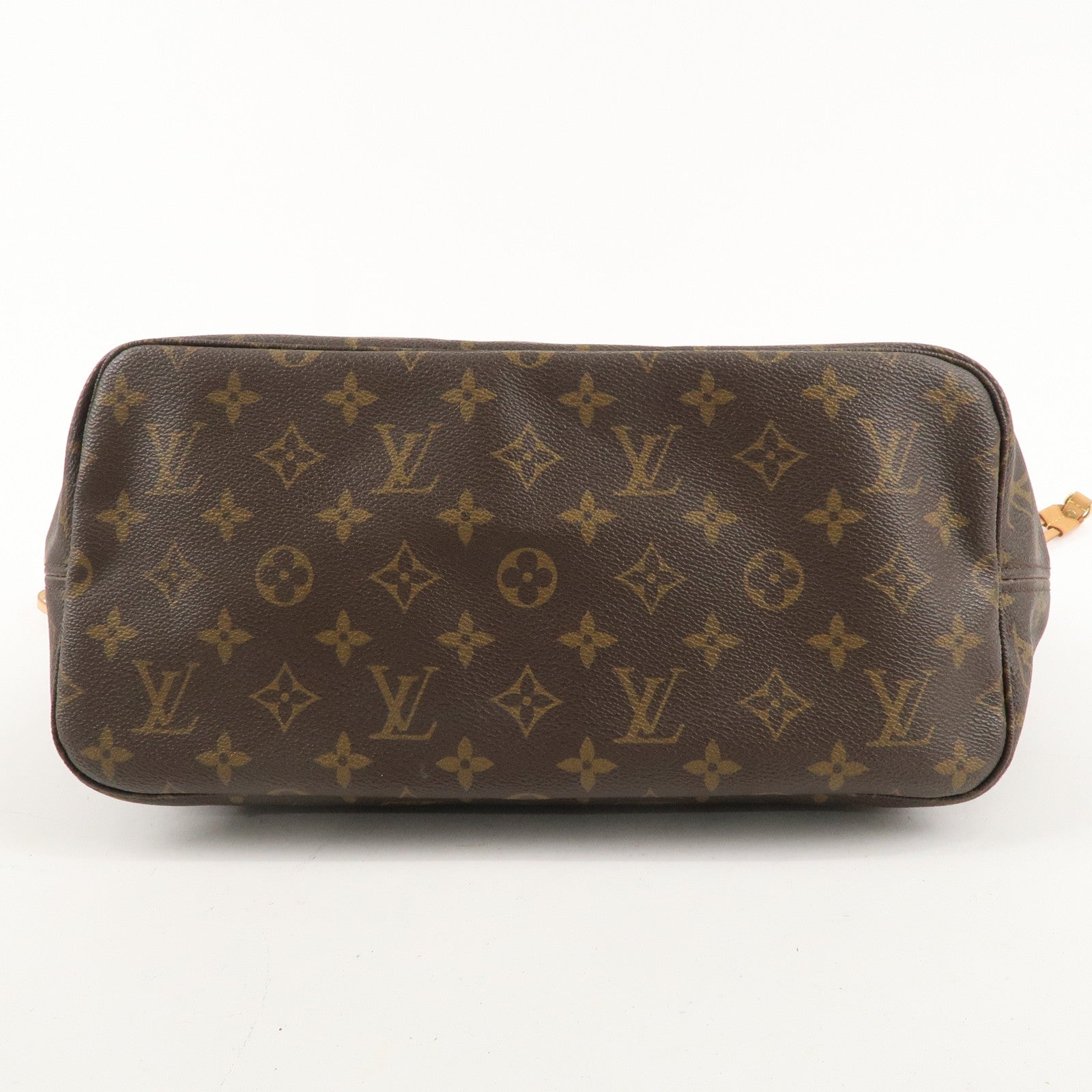 Louis Vuitton Monogram Neverfull MM Tote Bag Brown M40156