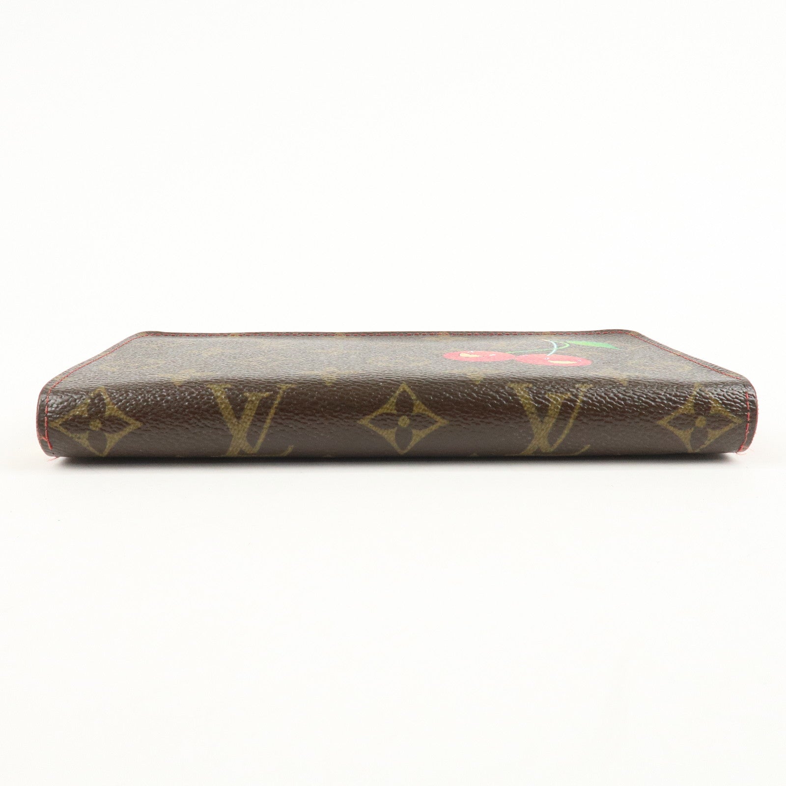 Louis Vuitton Monogram Cherry Porte Monnaie Zip Long Wallet M95006