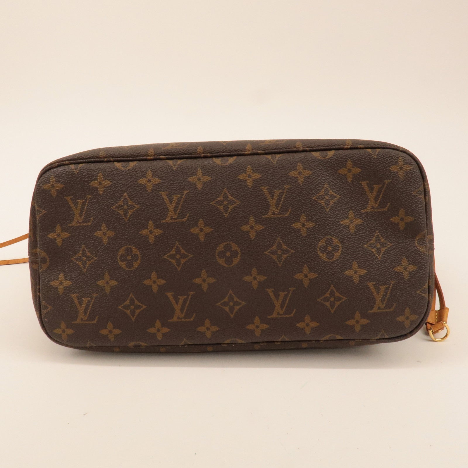 Louis Vuitton Monogram Neverfull MM Tote Bag Brown M40156