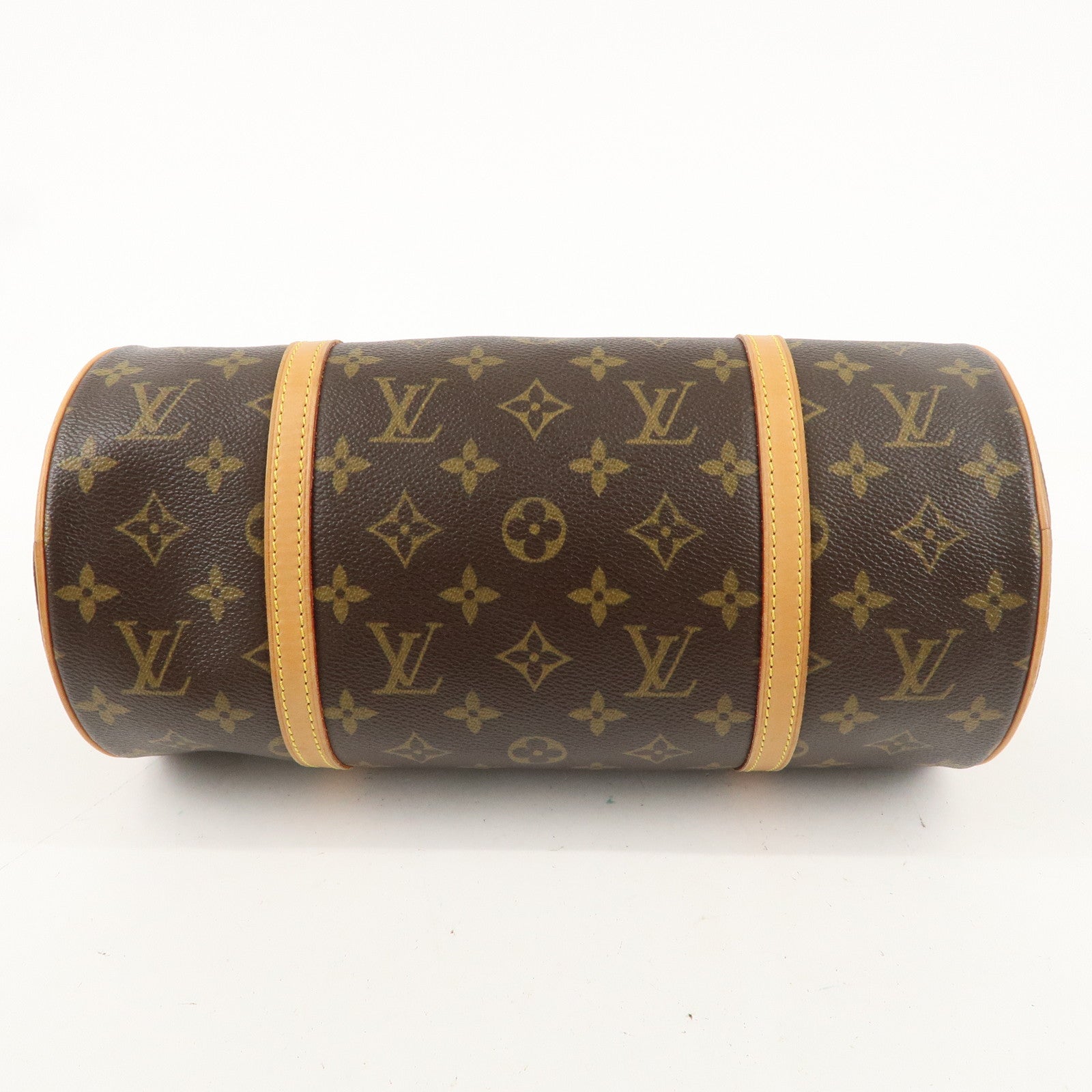 Louis Vuitton Monogram Papillon 30 Hand Bag 
Pouch Brown M51385