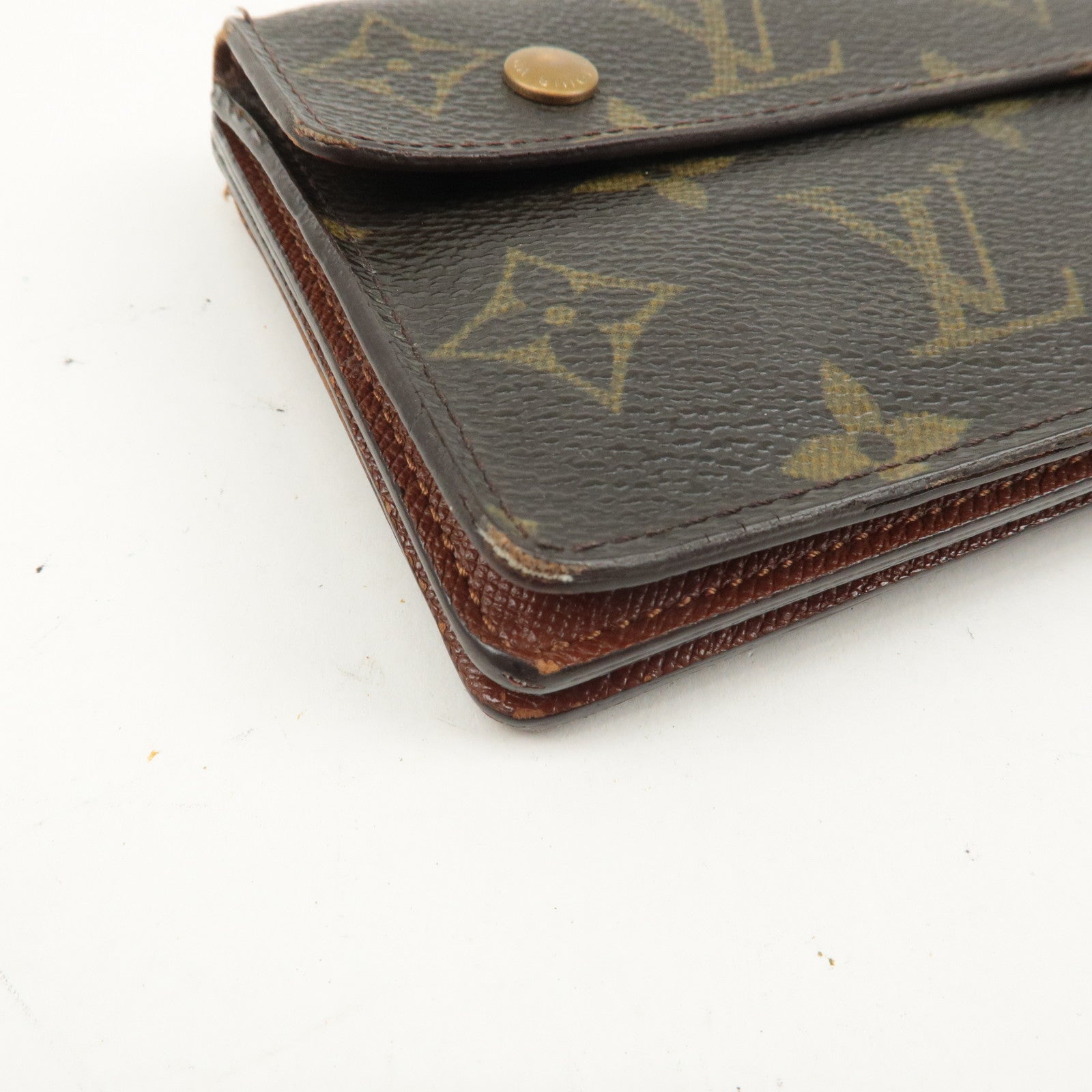 Louis Vuitton Monogram Set of 2 Portefeuille Wallet M58008 M61217