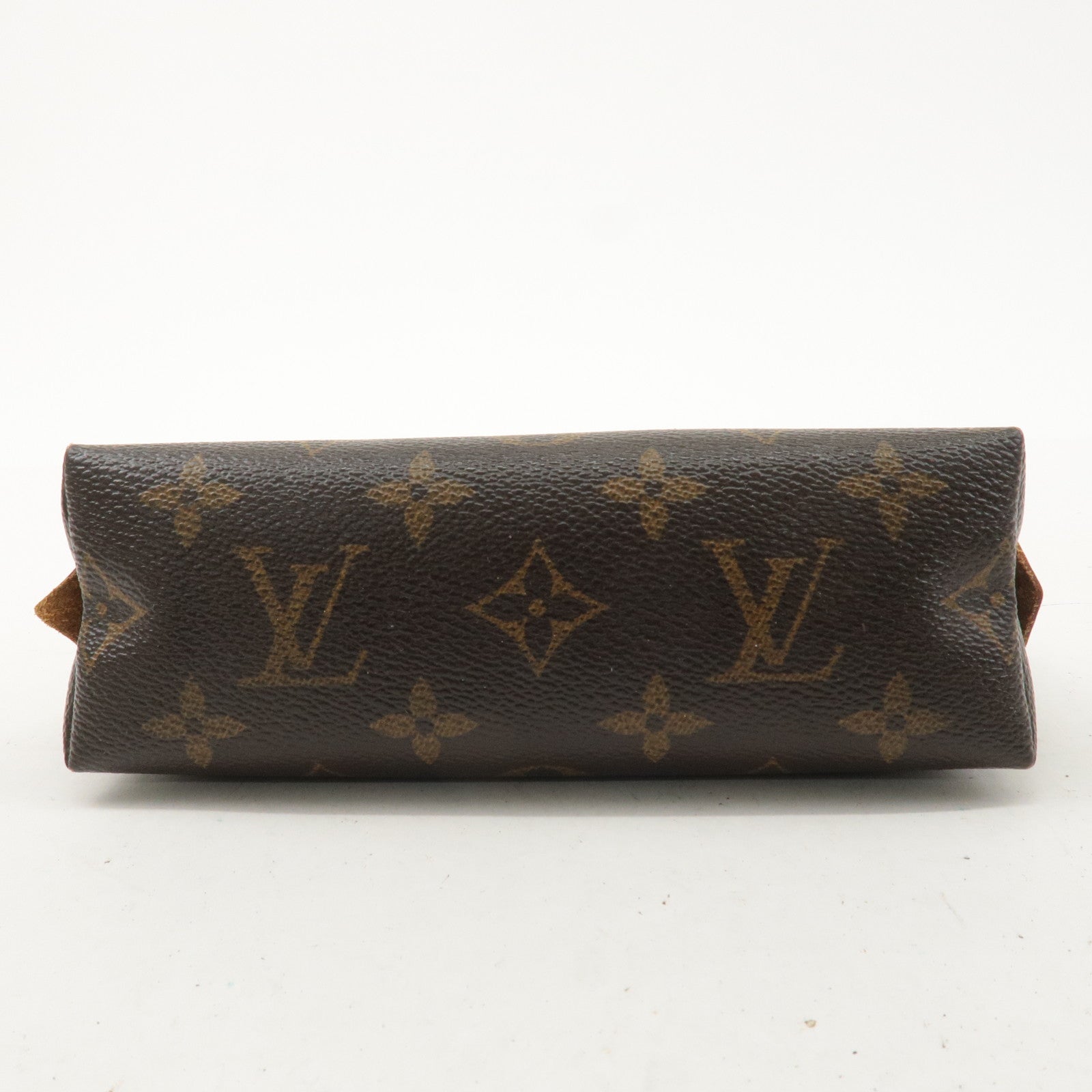 Louis Vuitton Monogram Pochette Cosmetic Pouch Brown M47515