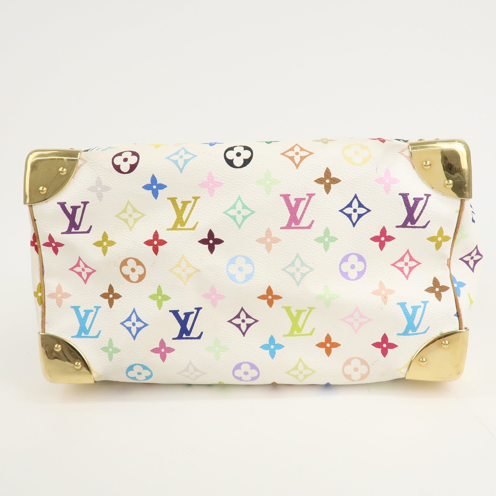 Louis Vuitton Monogram Multi Color Speedy 30 Hand Bag M92643 Used