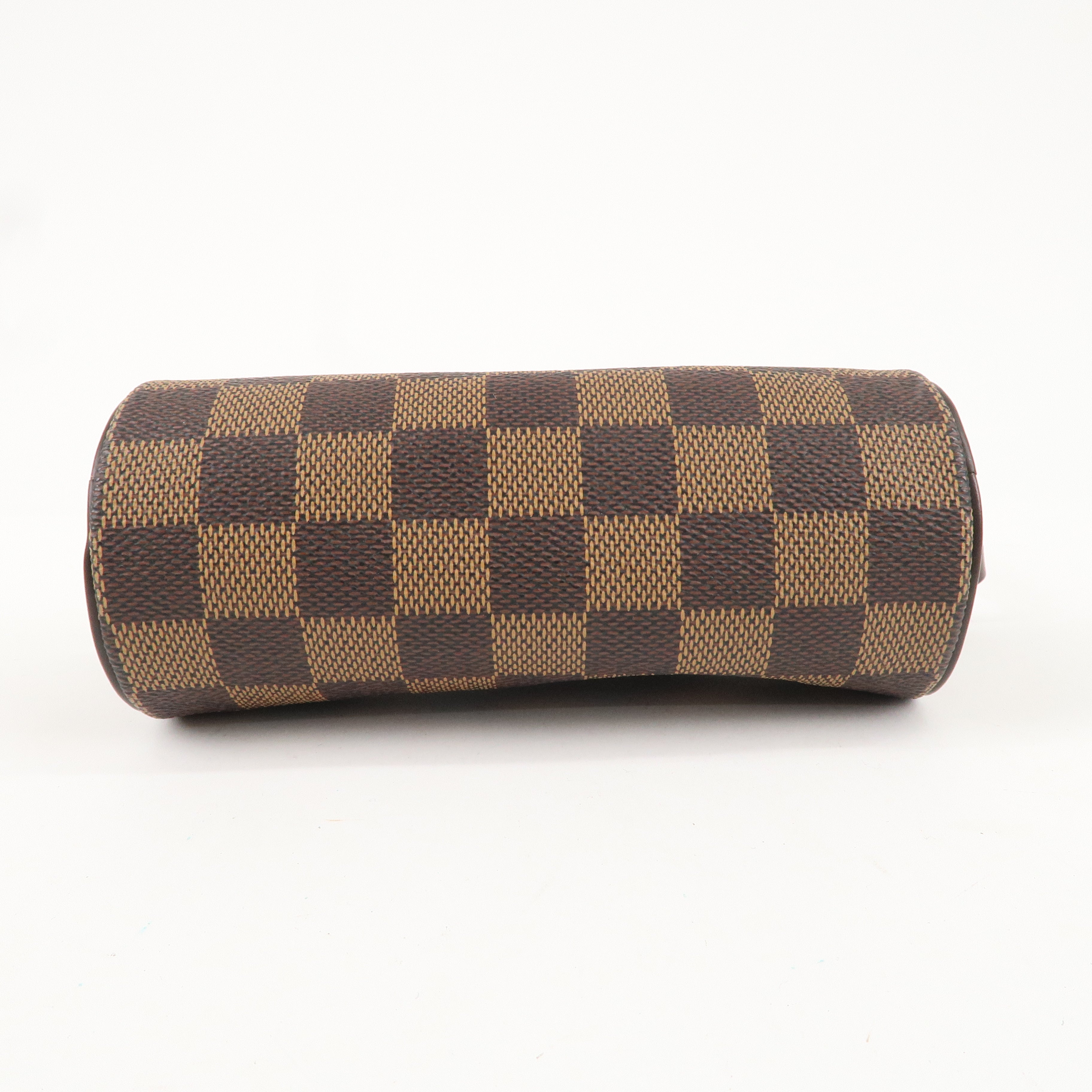 Louis Vuitton Damier Mini Pouch For Papillon Bag Brown