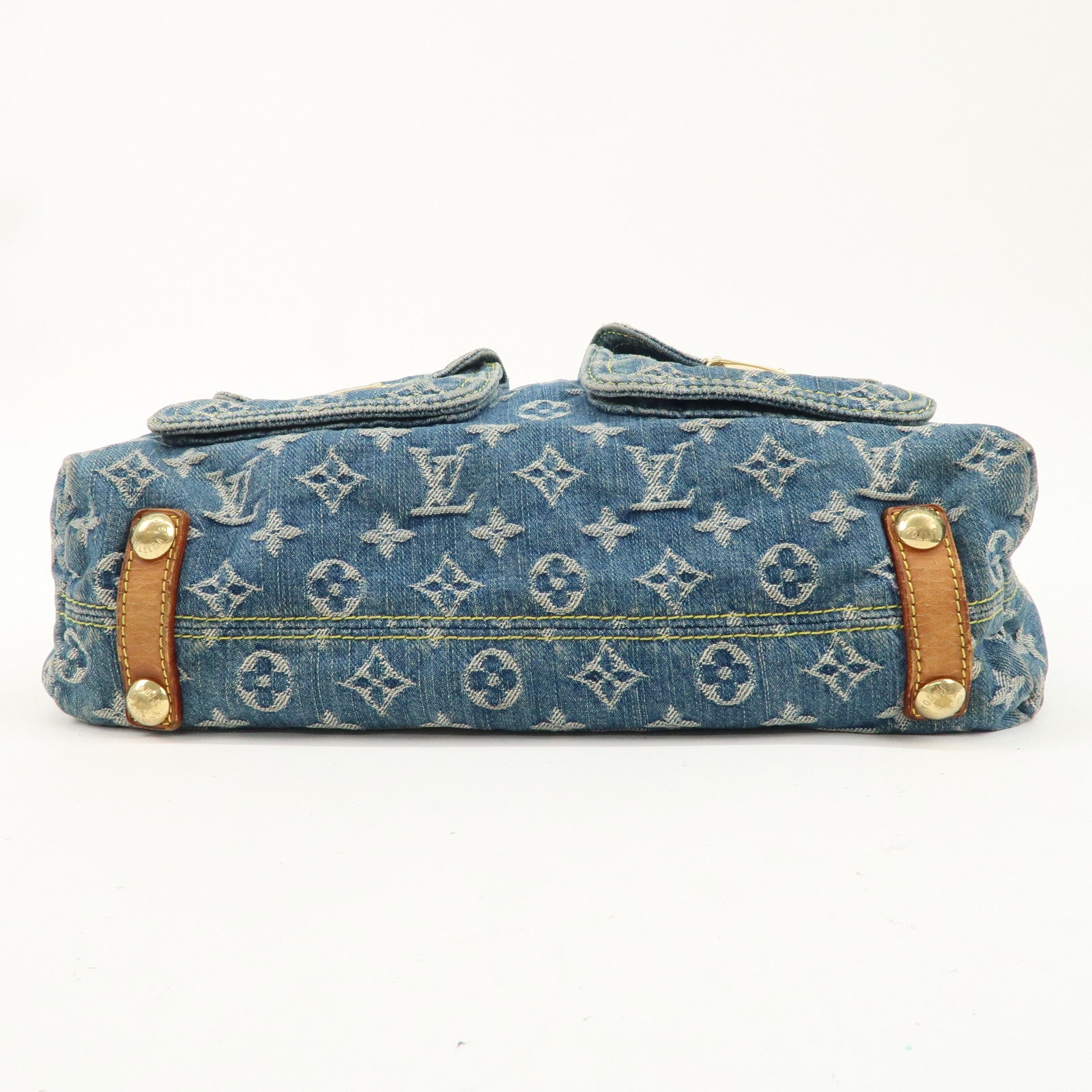 Louis Vuitton Monogram Denim Baggy GM Shoulder Bag M95048