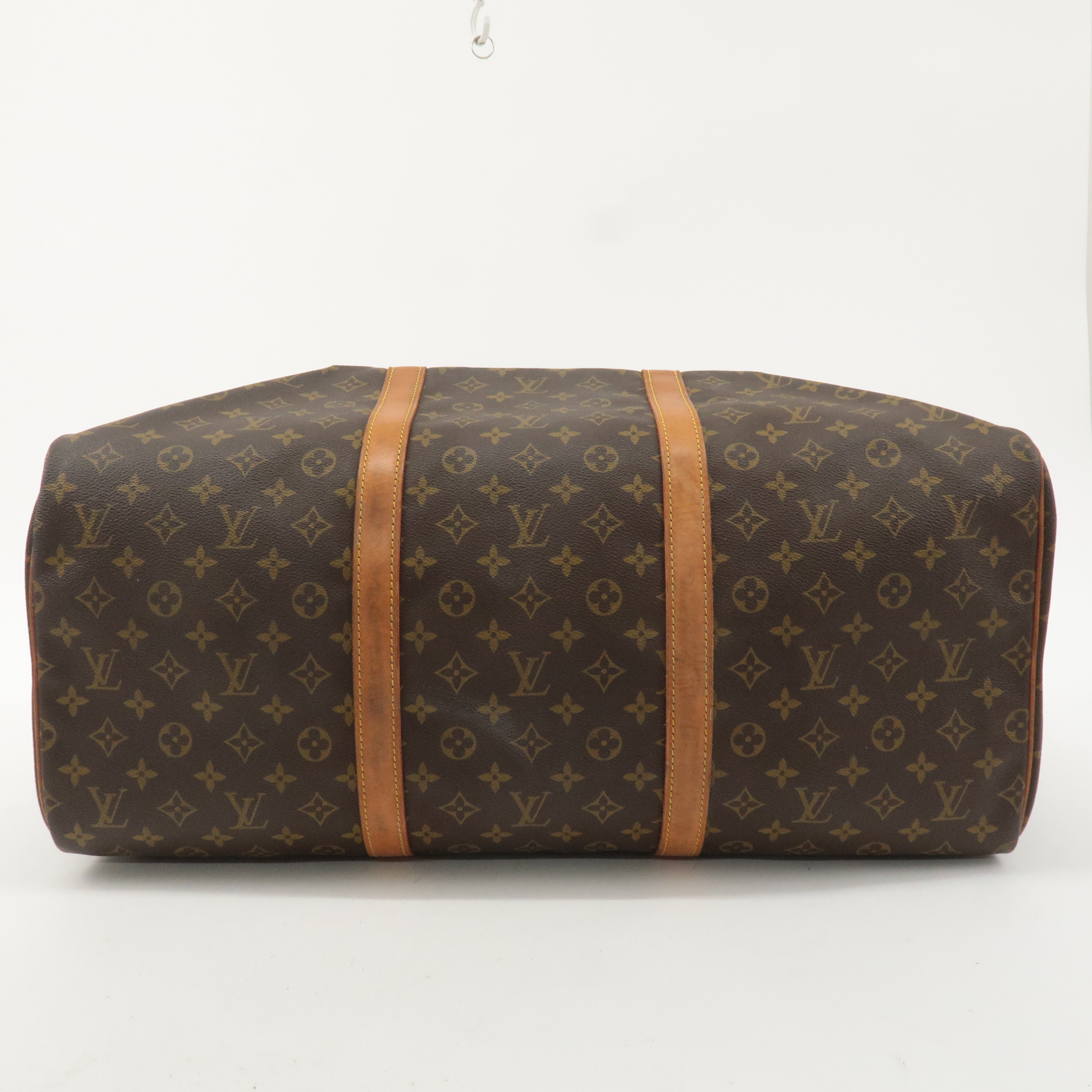 Louis Vuitton Monogram Sac Souple 55 Boston Bag Brown M41622