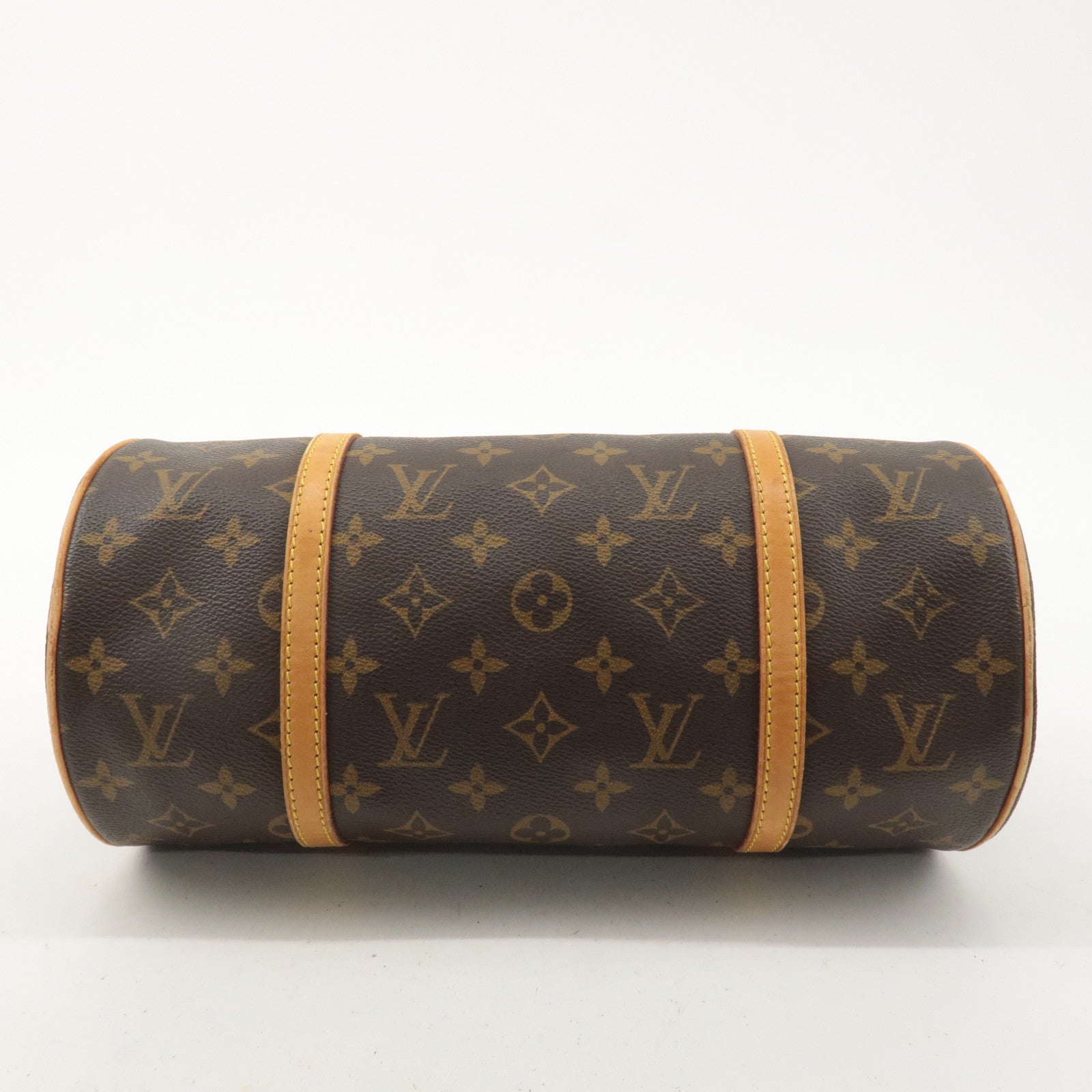 Louis Vuitton Monogram Papillon 30 Hand Bag Brown M51385