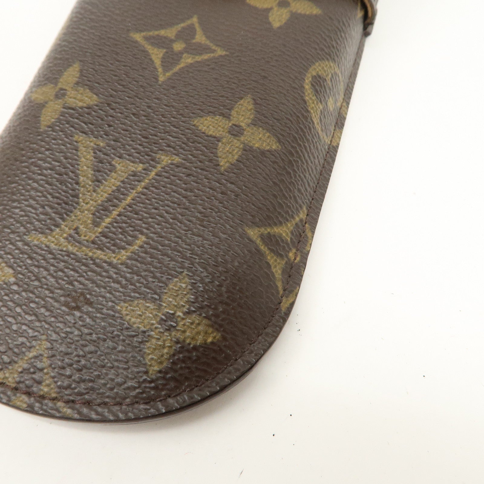 Louis Vuitton Monogram Set of 2 Glasses Case M62970 M62962 Used