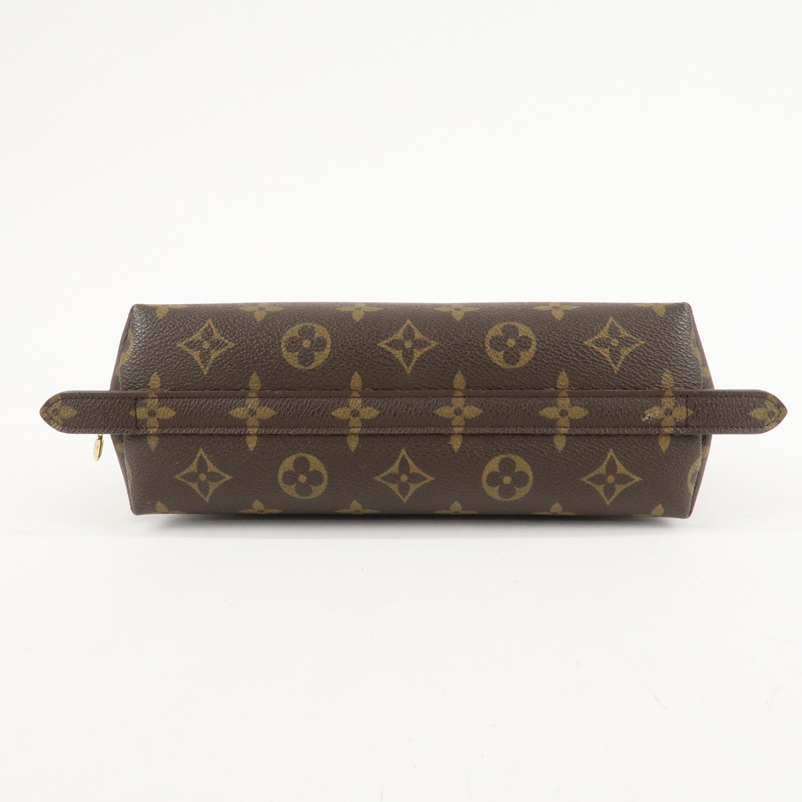 Louis Vuitton Monogram Trousse Demi Ronde Pouch M47520 Used