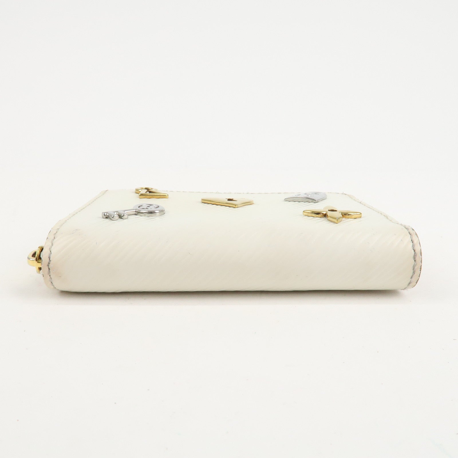 Louis Vuitton Epi Love Lock Zippy Coin Purse Blanc M63994 Used