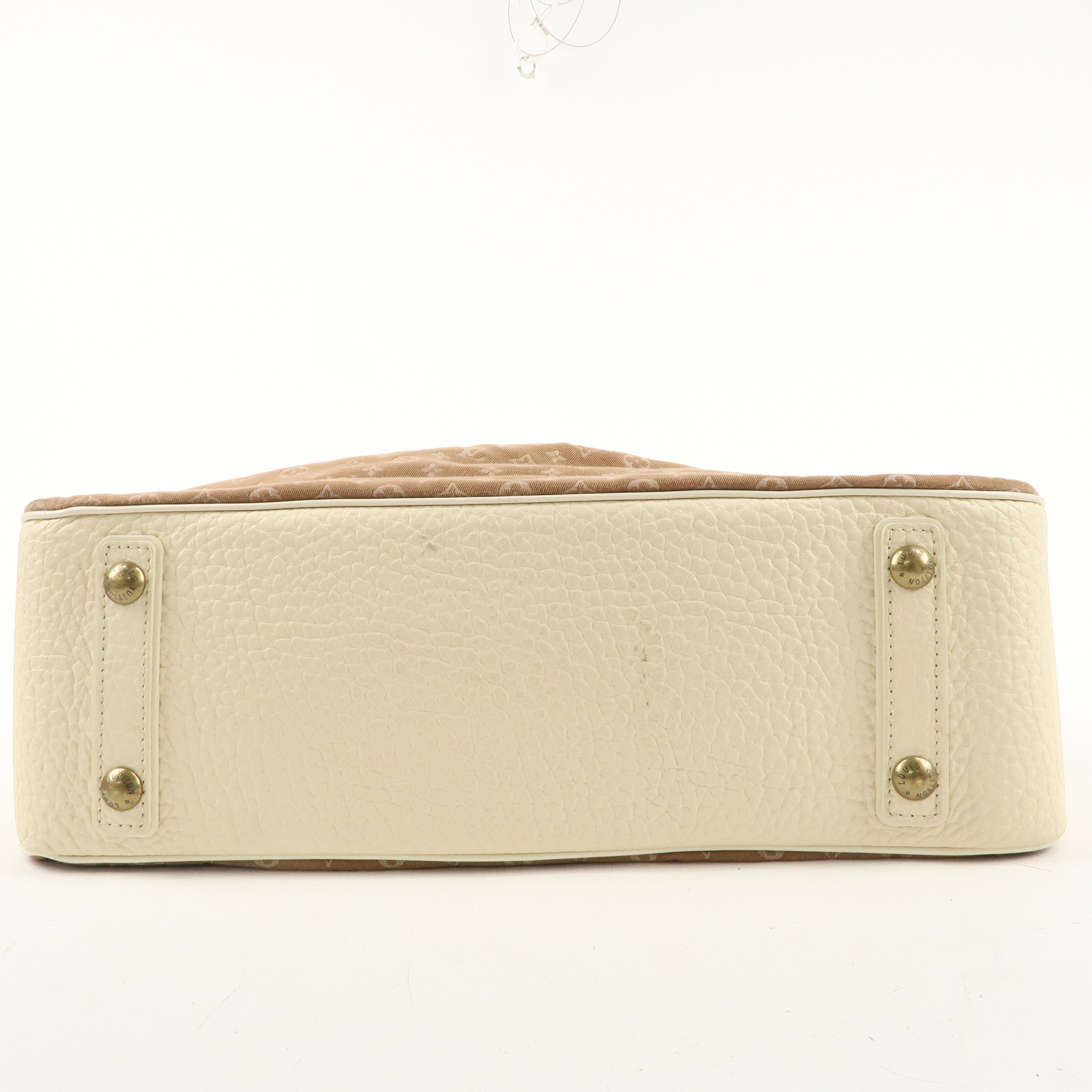 Louis Vuitton Monogram Mini Lin Trapes GM Camel Ivory M40060