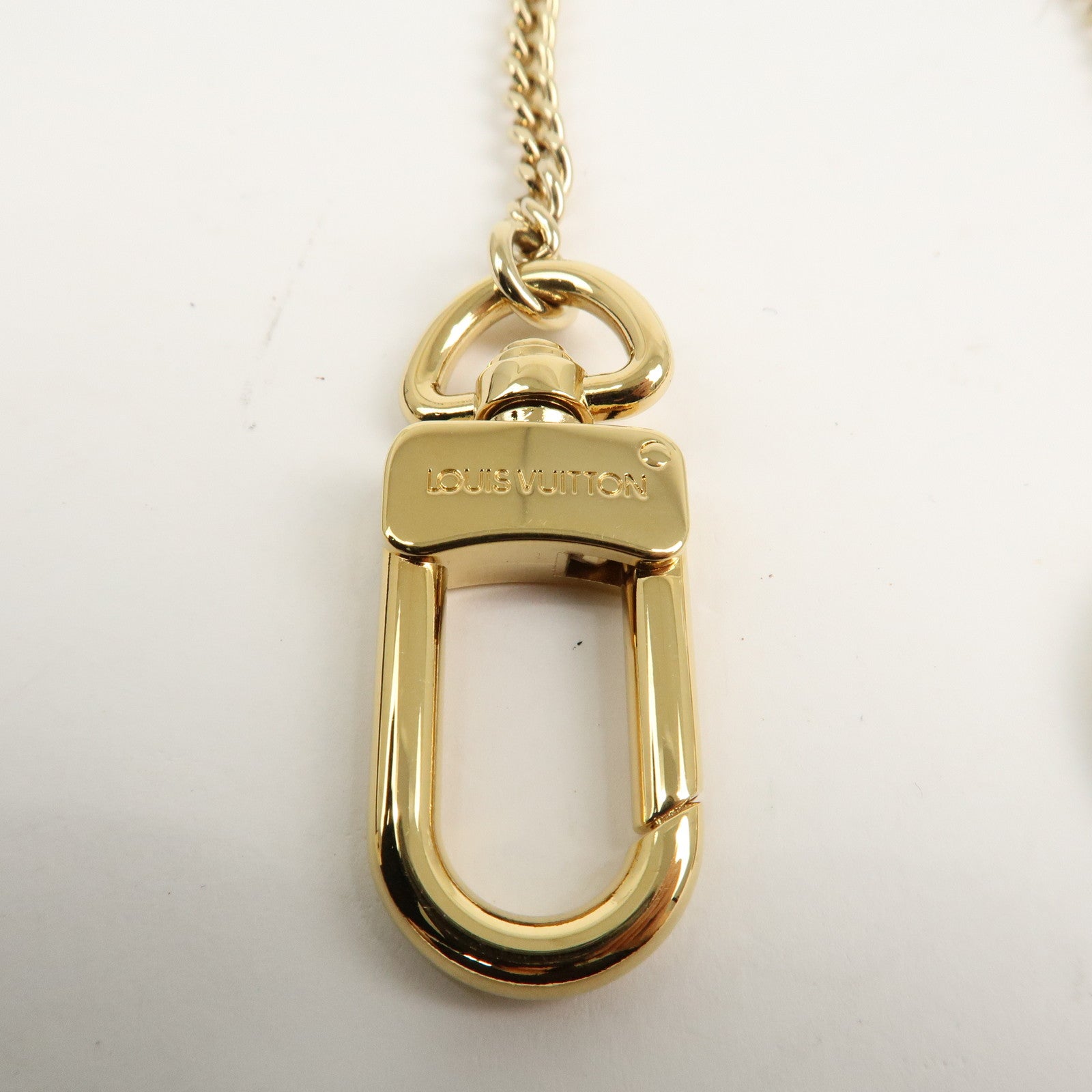 Louis Vuitton Chenne Ano Cles Key Chain Key Charm Gold M58021 Used