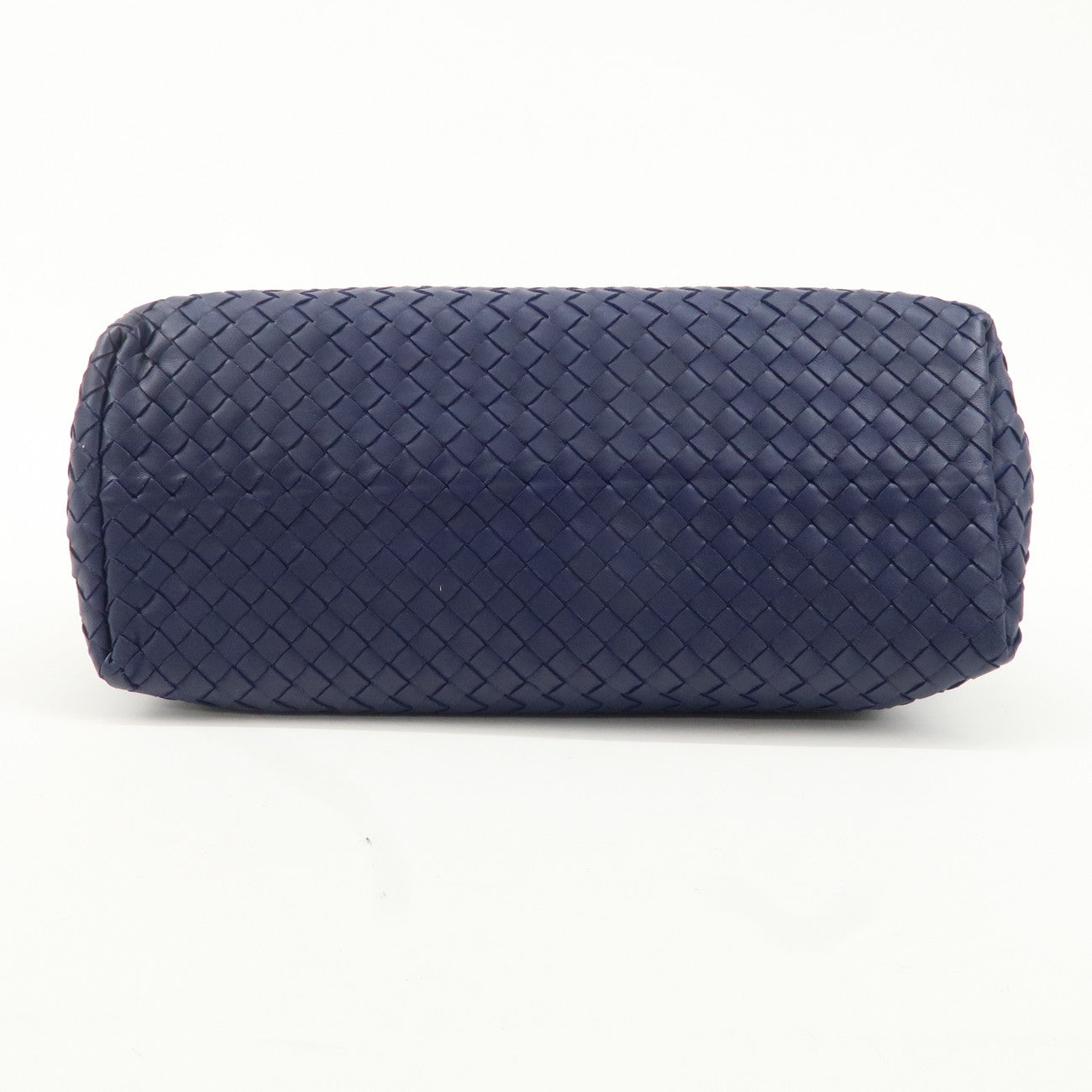 BOTTEGA VENETA Intrecciato  Leather Shoulder Bag Tote Bag Navy