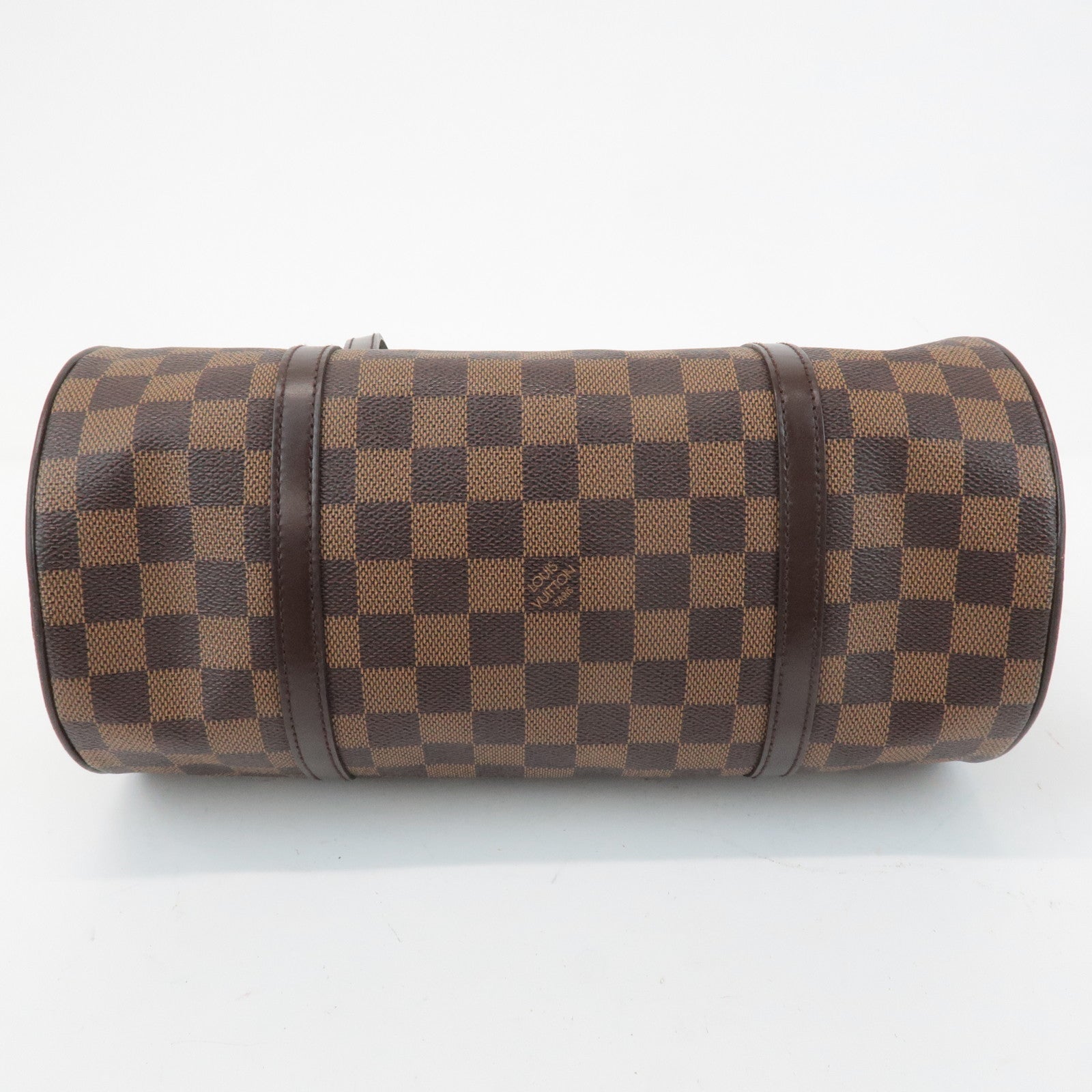 Louis Vuitton Damier Ebene Papillon 30 Hand Bag Brown N51303 Used