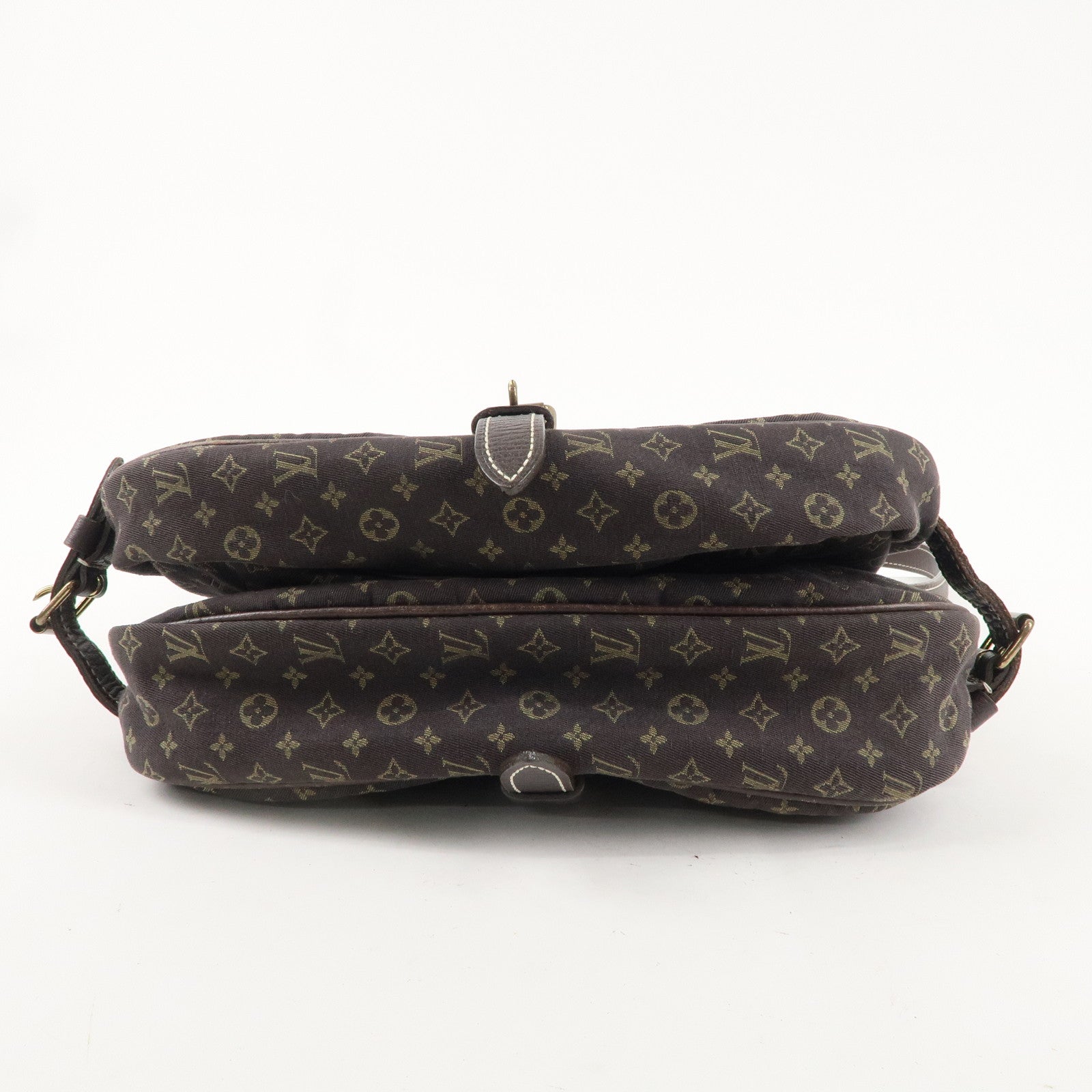 Louis Vuitton Monogram Mini Lin Saumur 30 Ebene Brown M95227