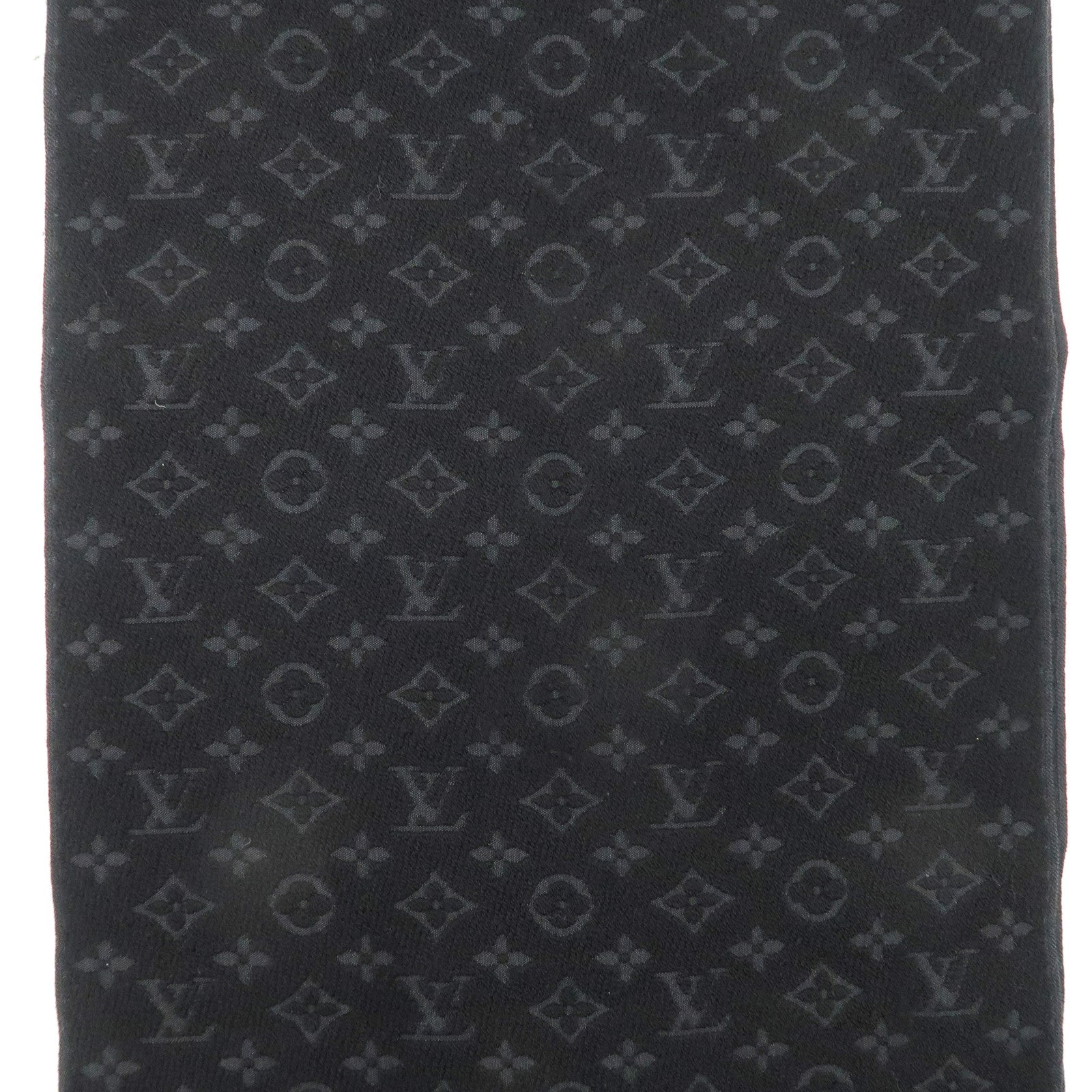 Louis Vuitton Monogram Escharpe Monogram Classic Noir M70520	Used F/S Used