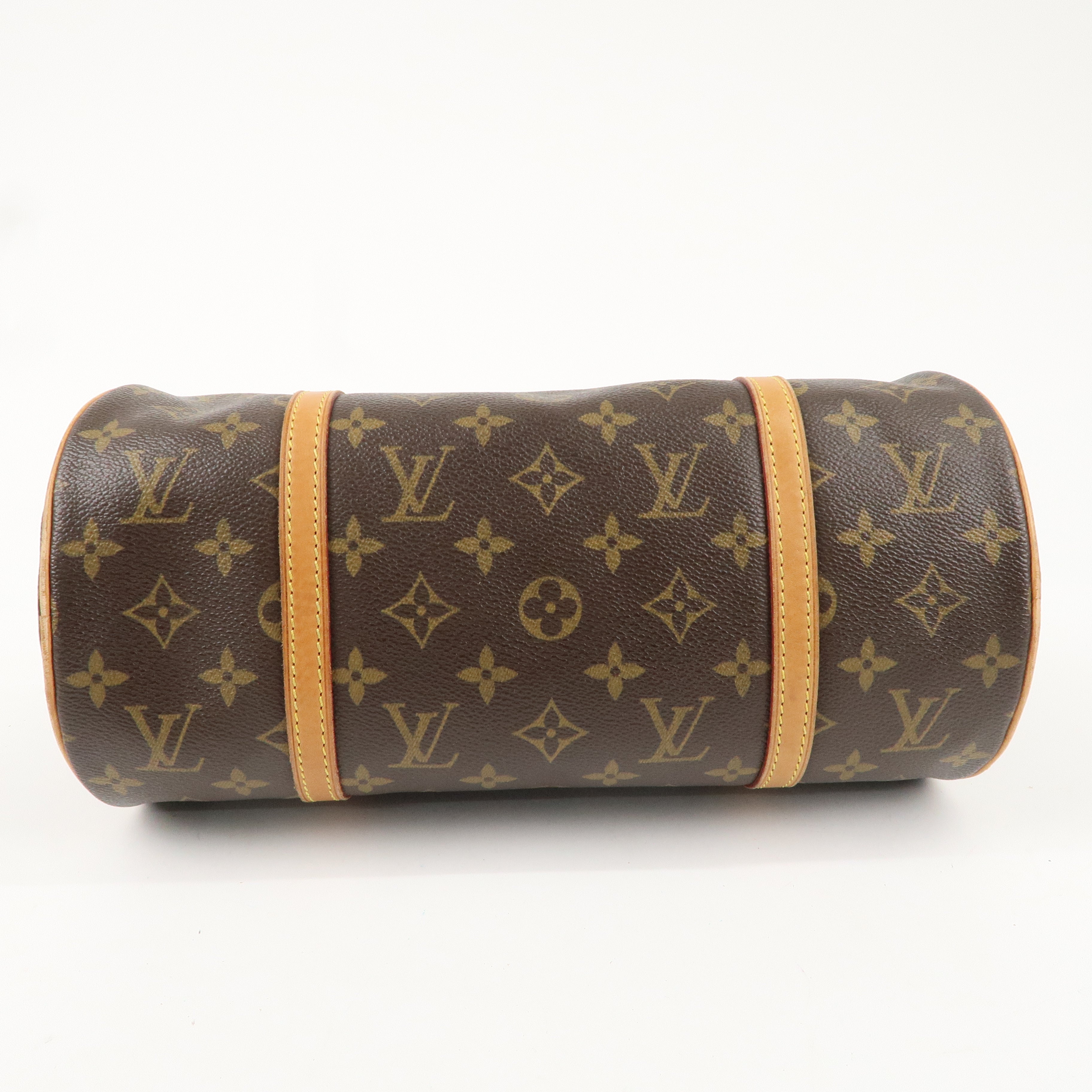 Louis Vuitton Monogram Papillon 30 Hand Bag Brown M51385