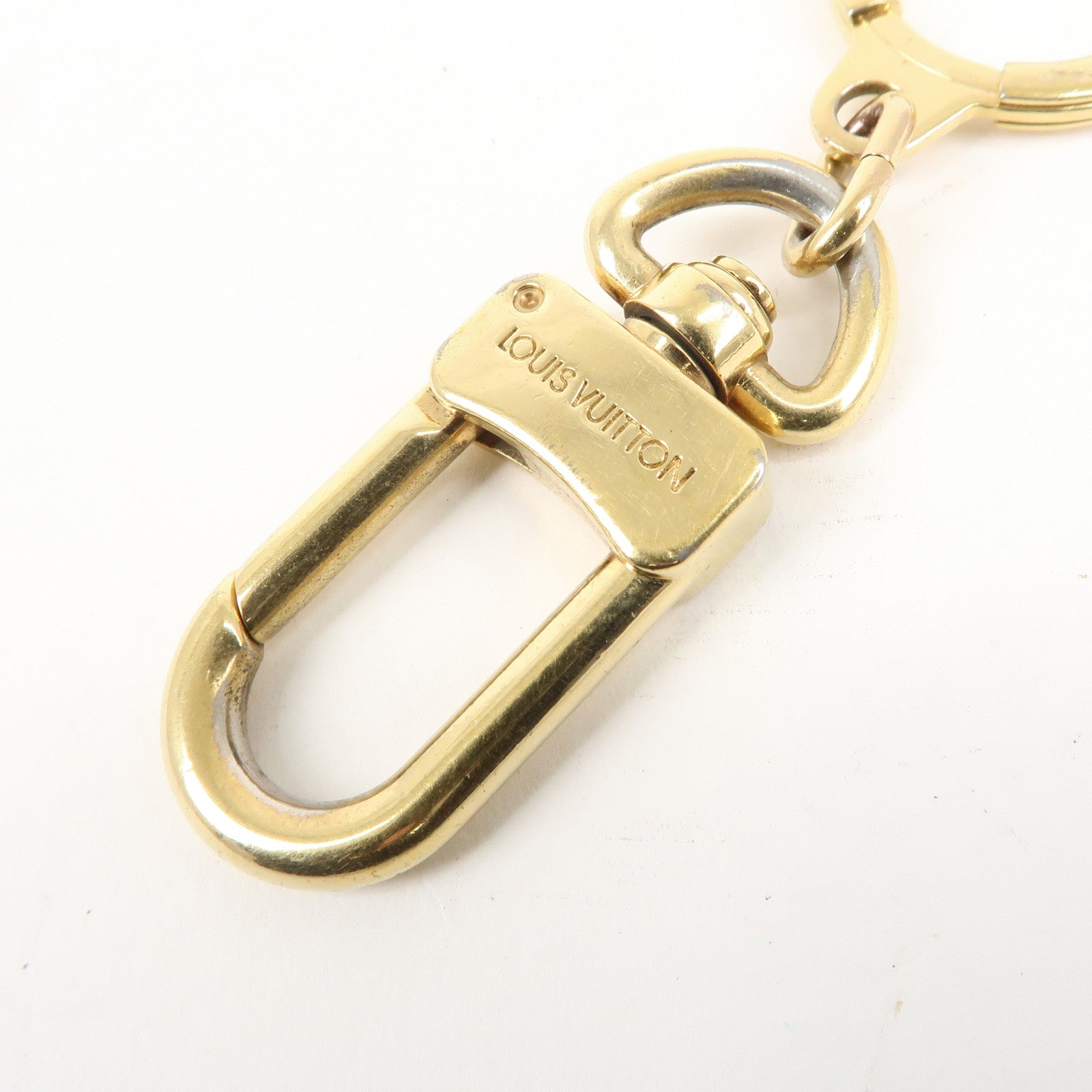 Louis Vuitton Set of 2 Ano Cles Key Chain Key Charm Gold M62694