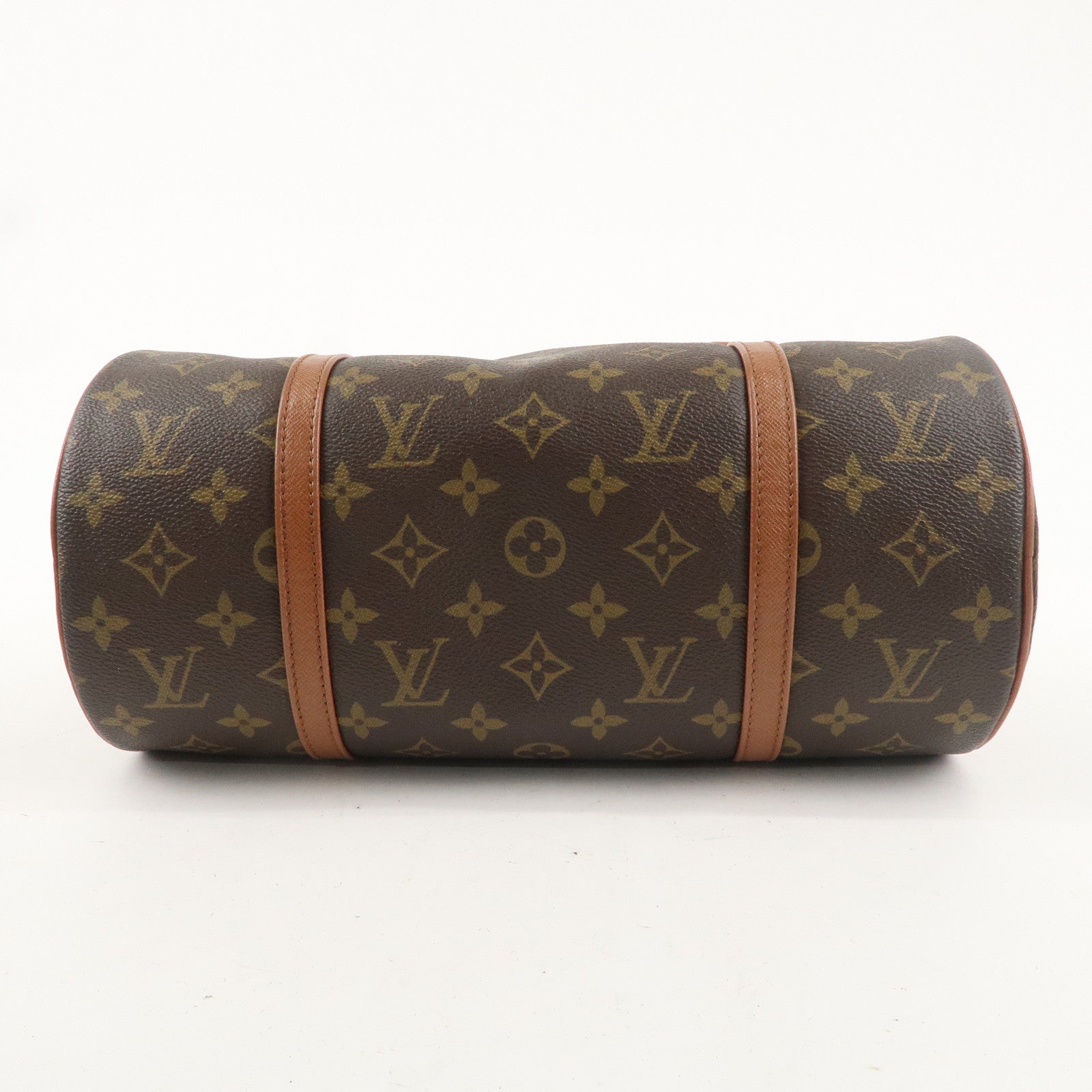 Louis Vuitton Monogram Papillon 30 Hand Bag 
Pouch Brown M51365