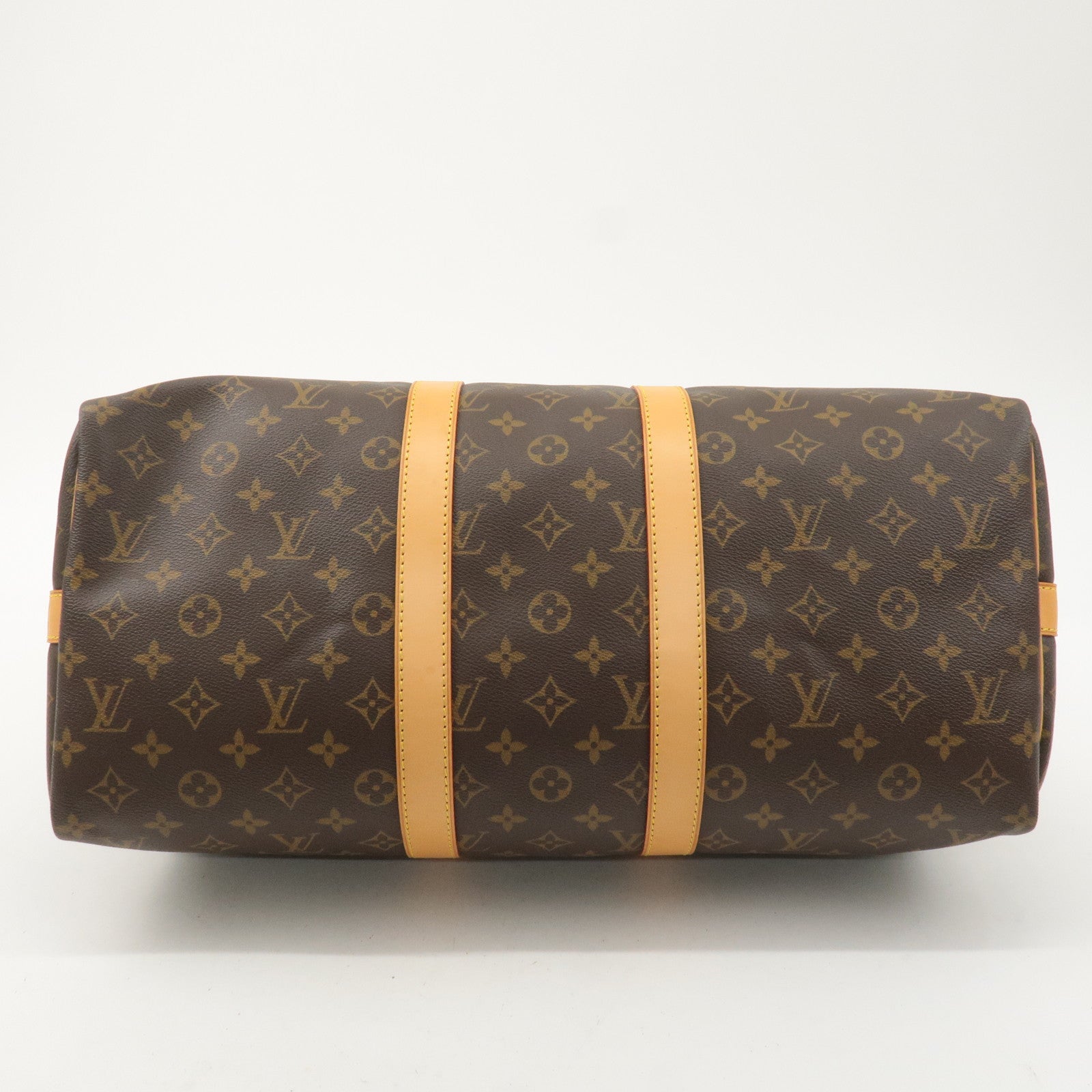 Louis Vuitton Monogram Keep All Bandouliere 45 Boston Bag M41418