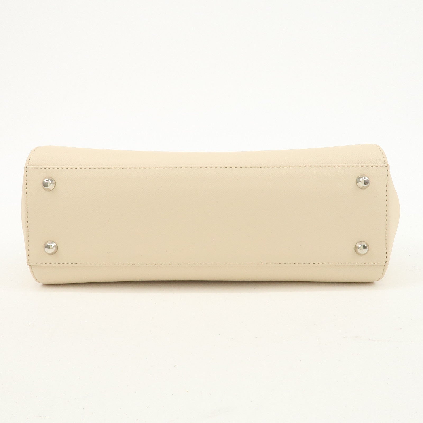 BURBERRY Leather Hand Bag Beige