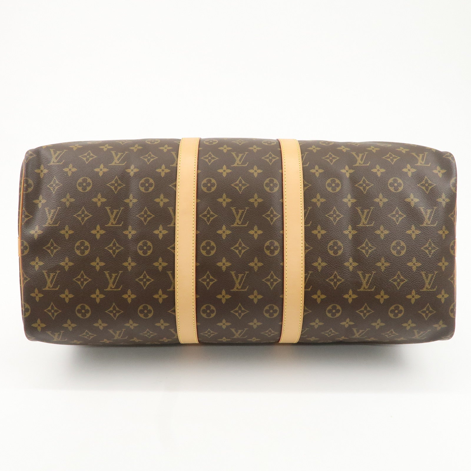 Louis Vuitton Monogram Keep All Bandouliere 55 Boston Bag M41414