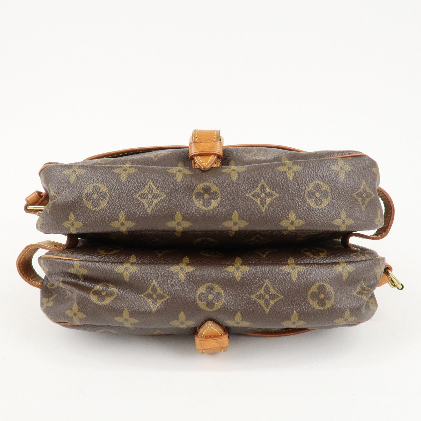 Louis Vuitton Monogram Saumur 30 Crossbody Bag Brown M42256 Used