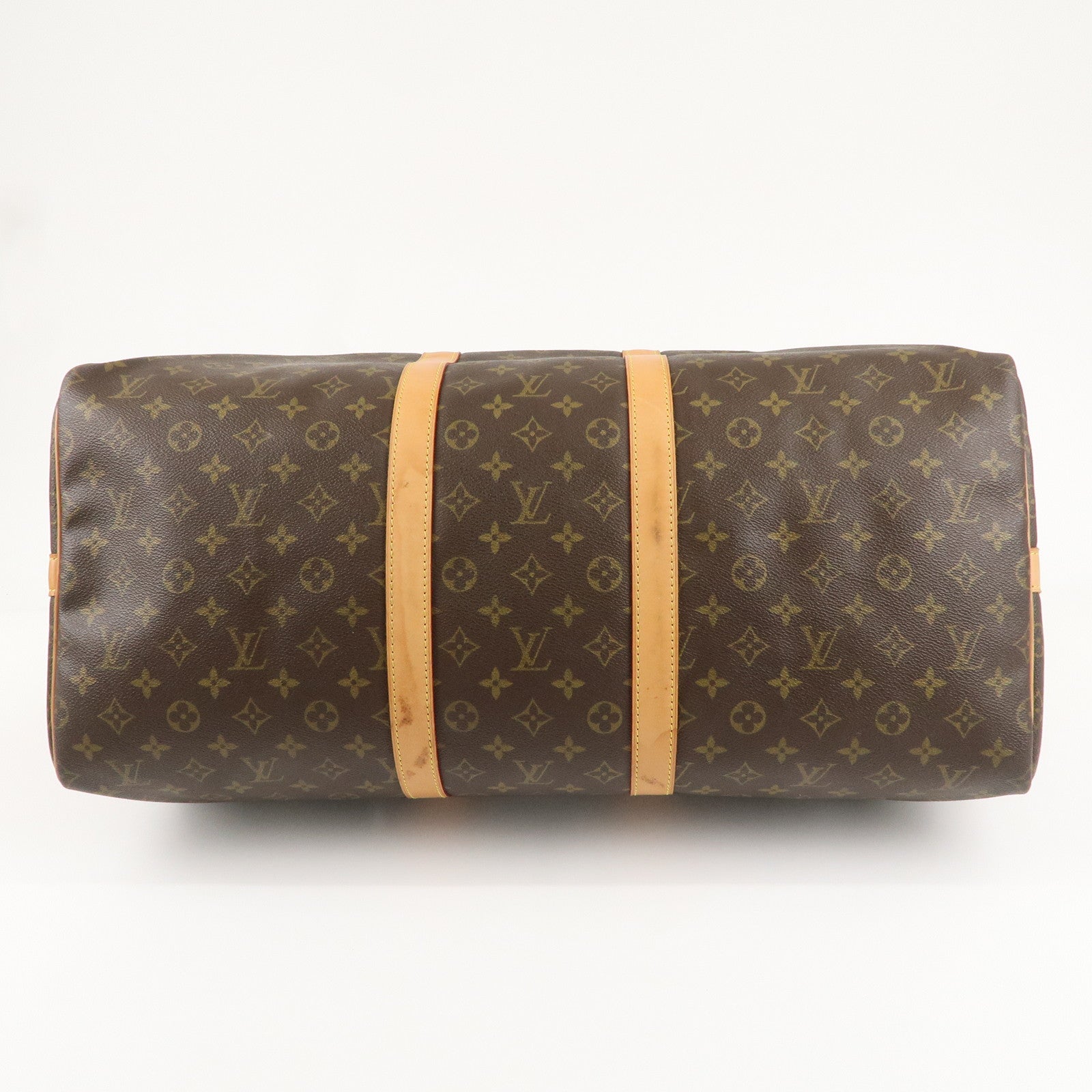 Louis Vuitton Monogram Keep All Bandouliere 55 Boston Bag M41414