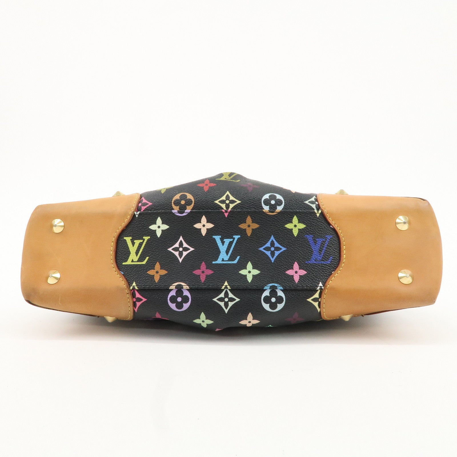 Louis Vuitton Monogram Multi Color Judy MM Hand Bag Noir M40256 Used