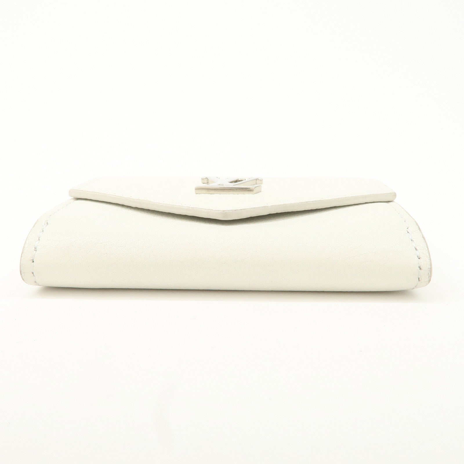 Louis Vuitton Portefeuille Lock Mini Wallet White M68482