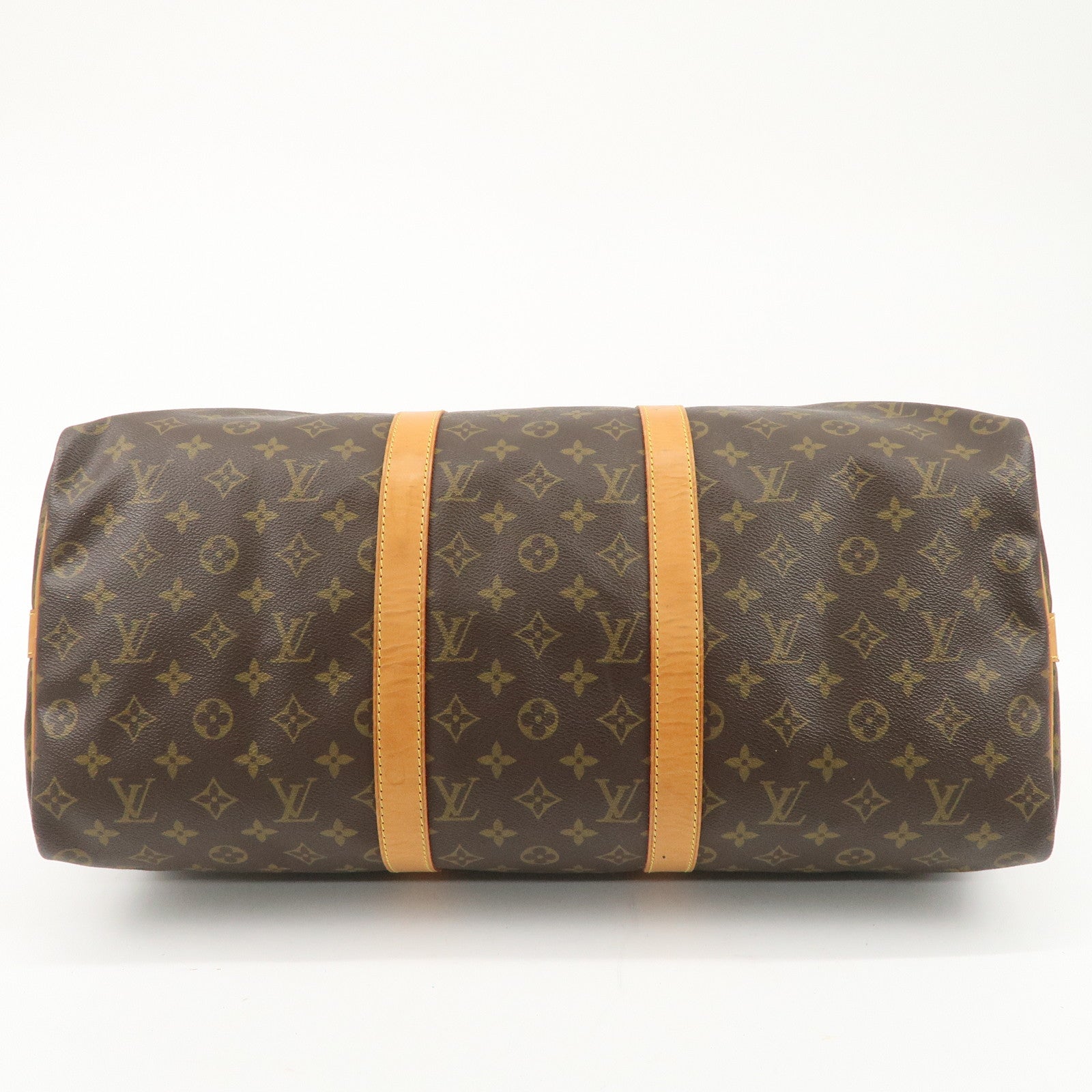 Louis Vuitton Monogram Keep All Bandouliere 50 Boston Bag M41416