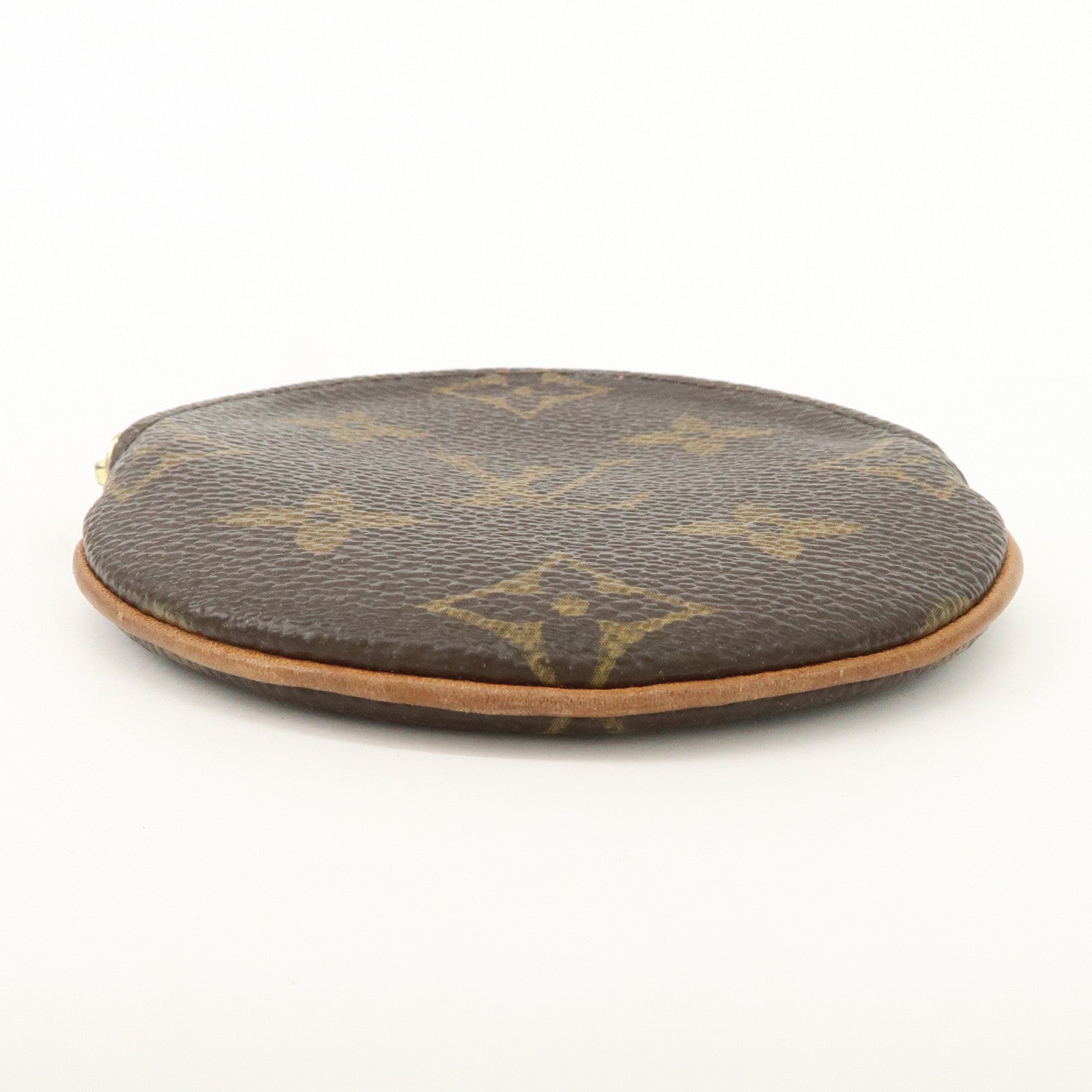 Louis Vuitton Monogram Porte Monnaie Rond Coin Case M61926 Used