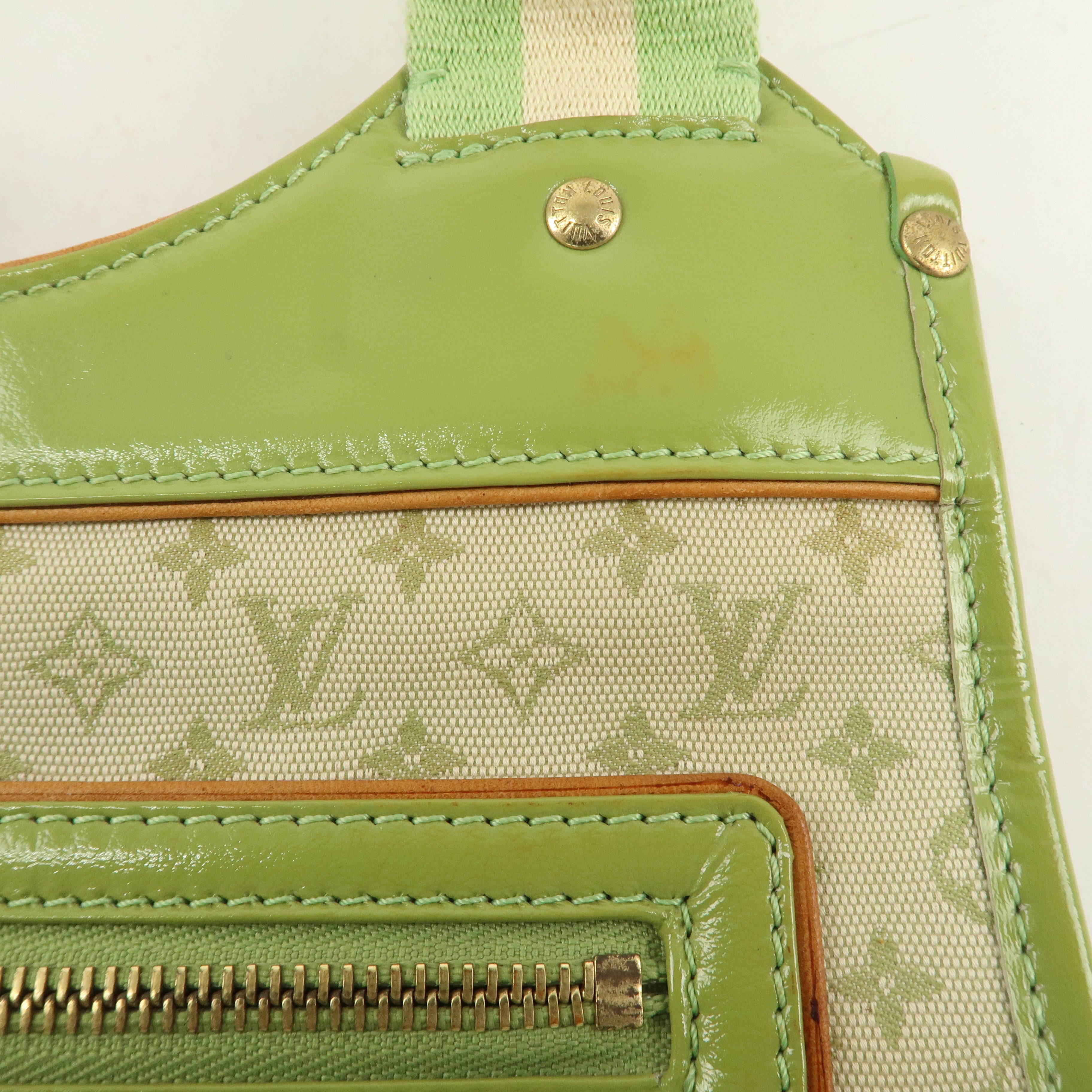 Louis Vuitton Monogram Mini Sack Catlin Almond Green M92931