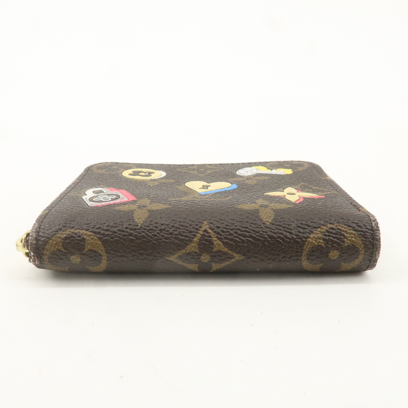 Louis Vuitton Monogram Love Lock Zippy Coin Purse M64118