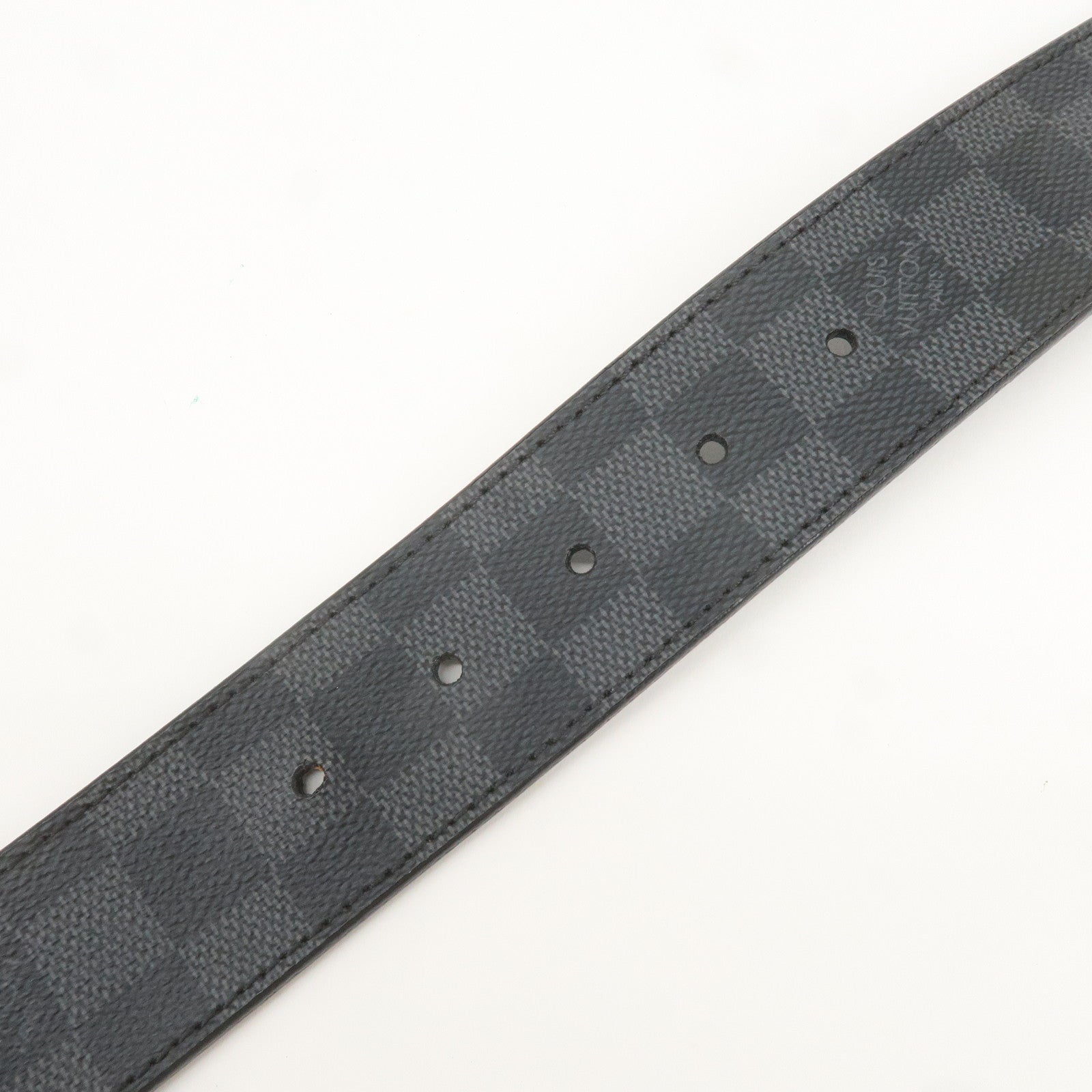 Louis Vuitton Damier Graphite Saint Tulle LV Belt 100/40 M9808