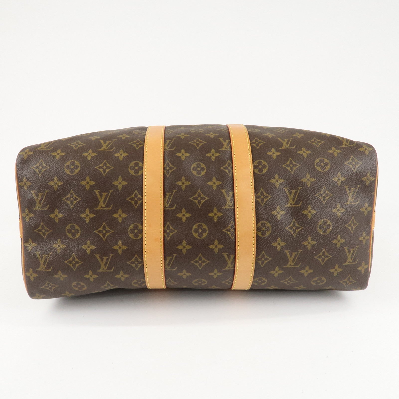 Louis Vuitton Monogram Keep All Bandouliere 45 Boston Bag M41418