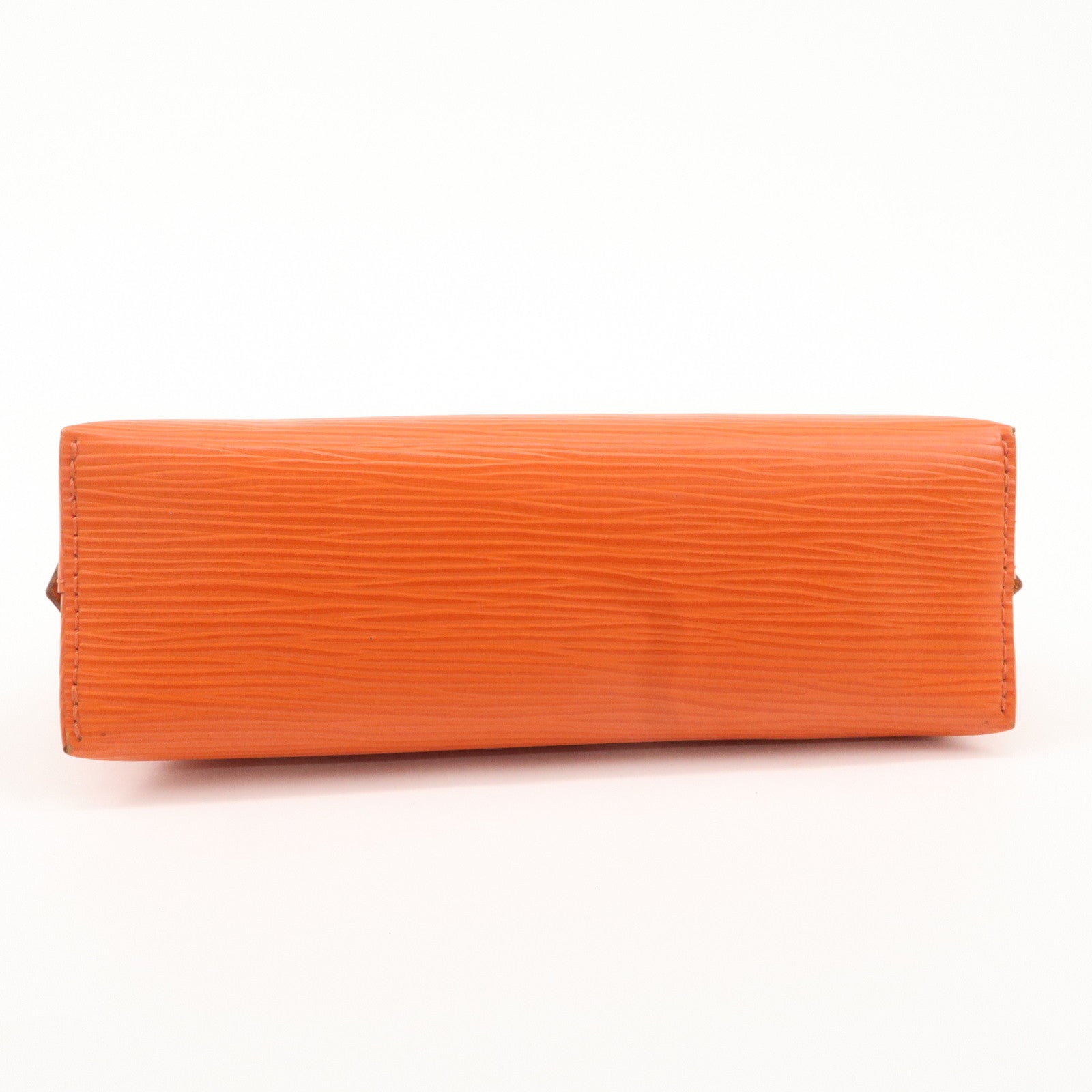 Louis Vuitton Epi Pochette Cosmetic Pouch Pimont Orange Used