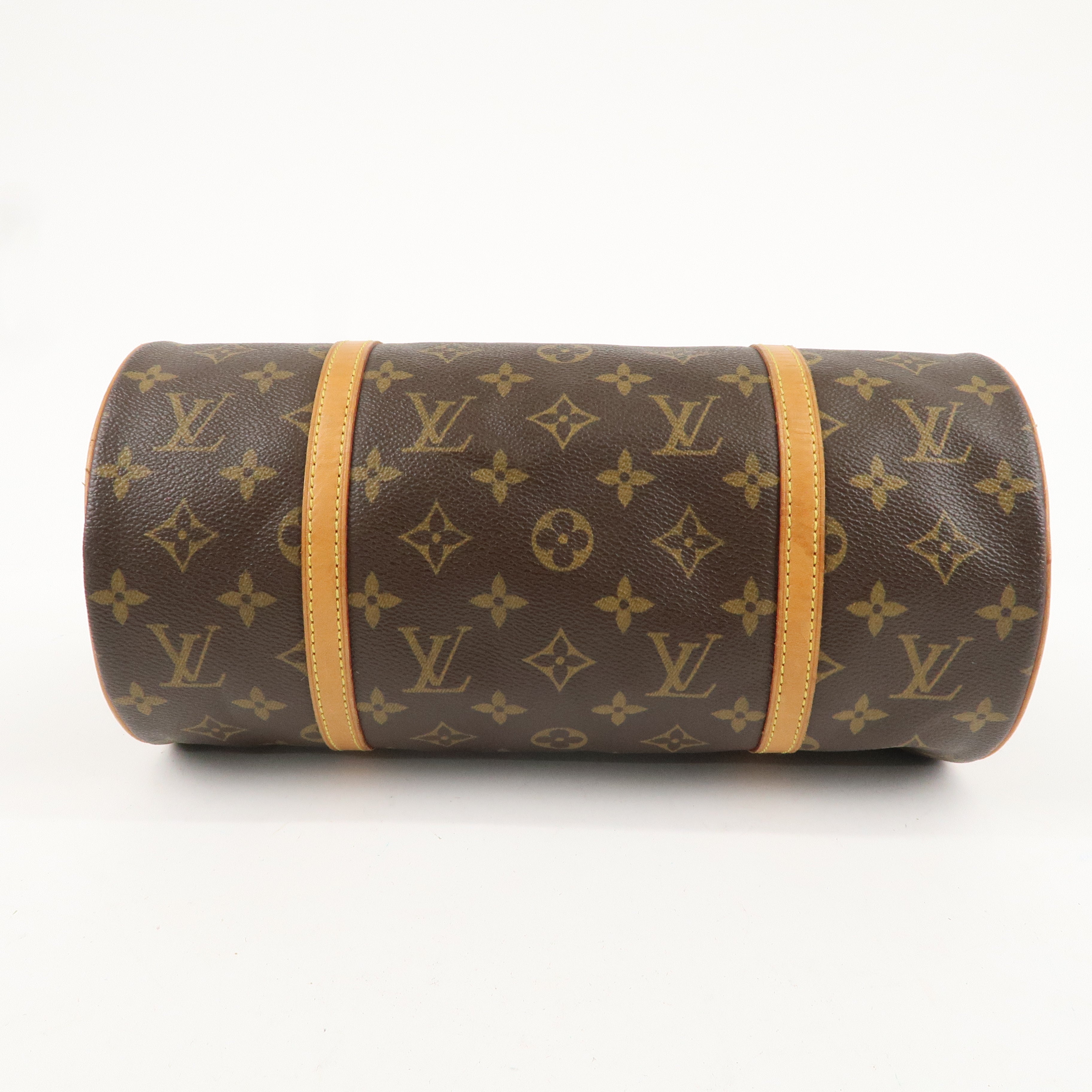 Louis Vuitton Monogram Papillon 26 Hand Bag New Style Brown M51385