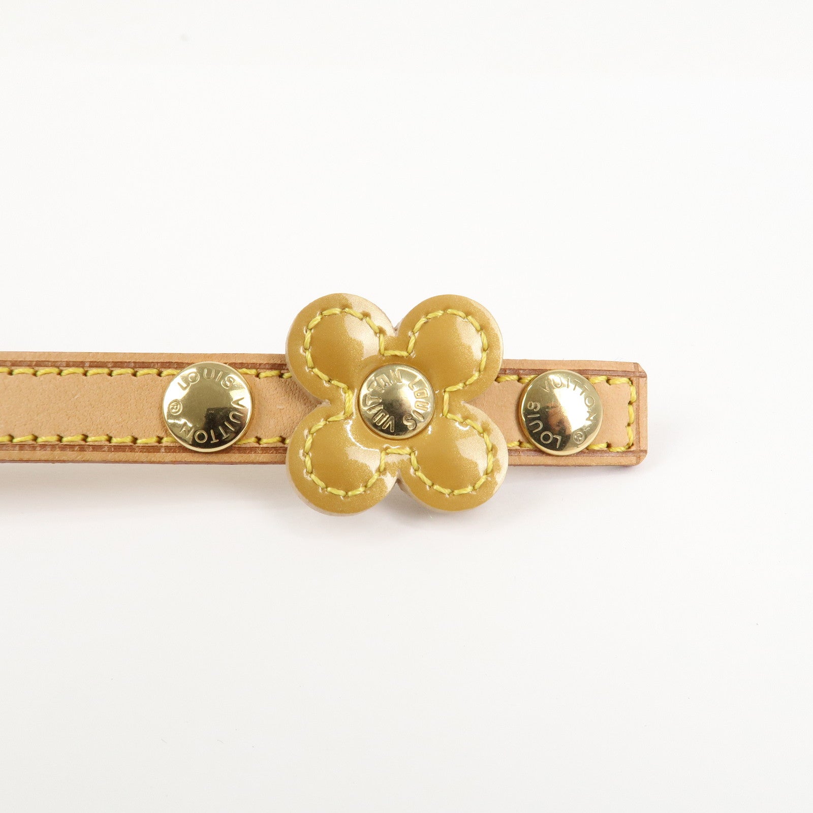 Louis Vuitton Flower Lexington Vernis Flower Belt M92255