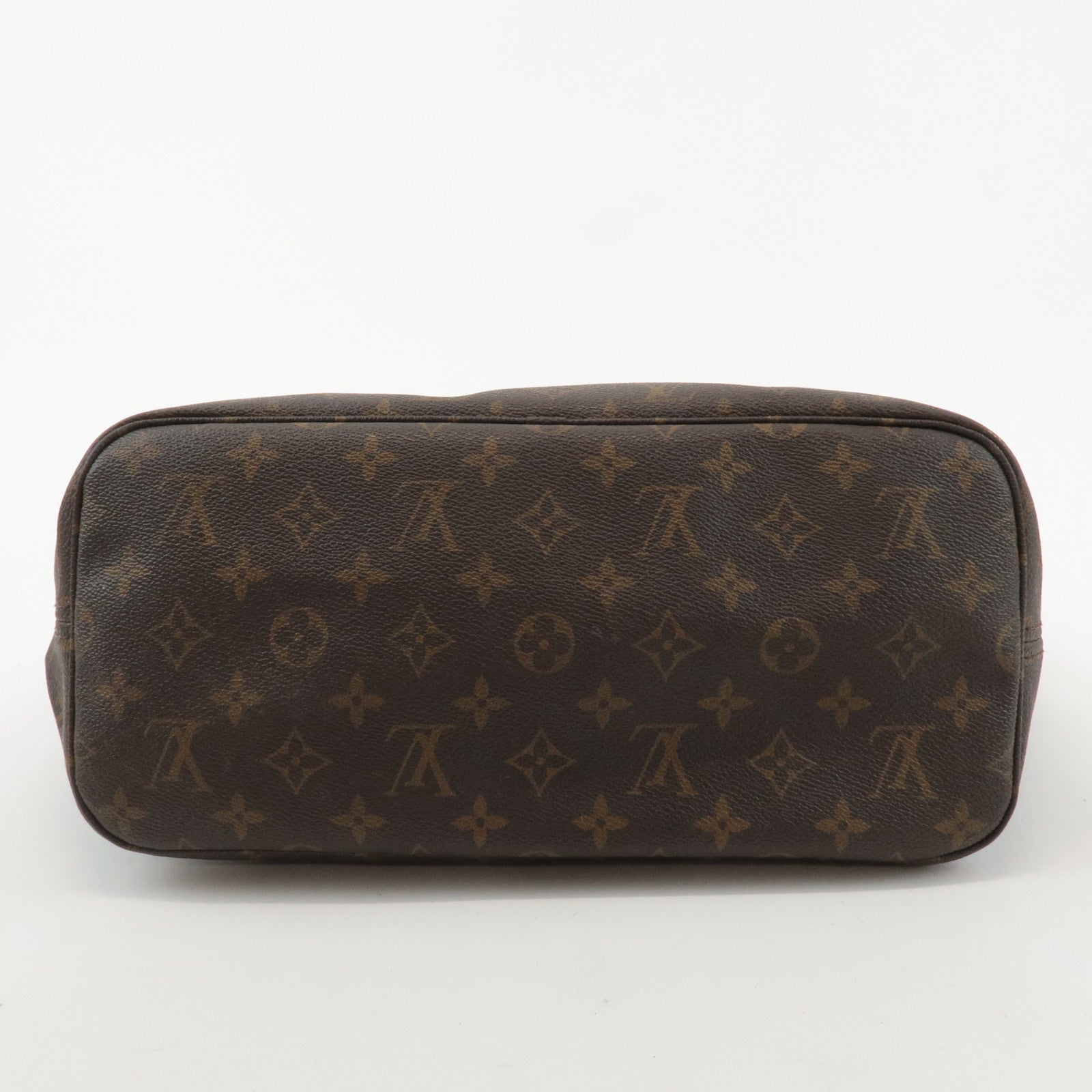 Louis Vuitton Monogram Neverfull MM Tote Bag Brown M40156