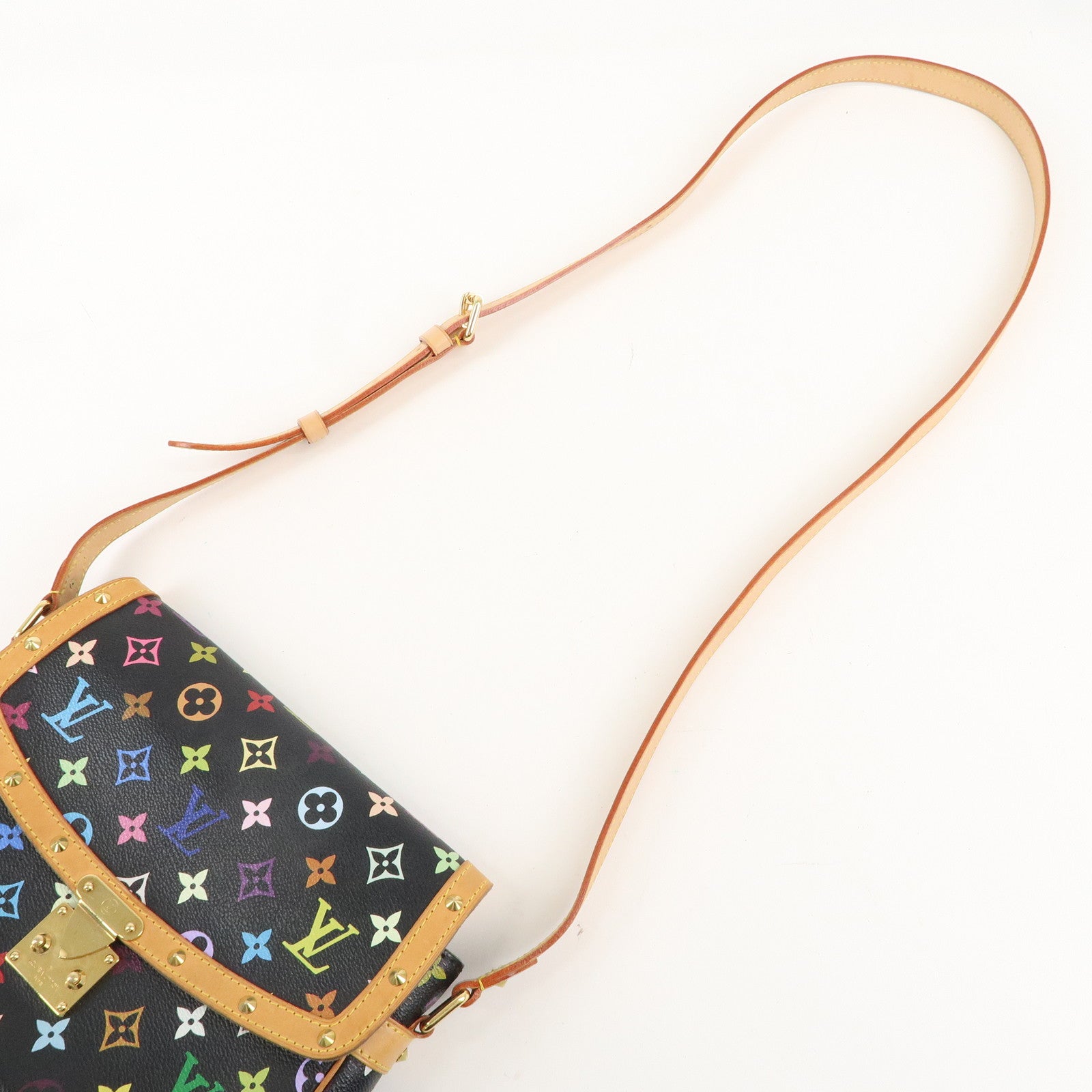 Louis Vuitton Monogram Multicolor Sologne Shoulder Bag Noir M92639