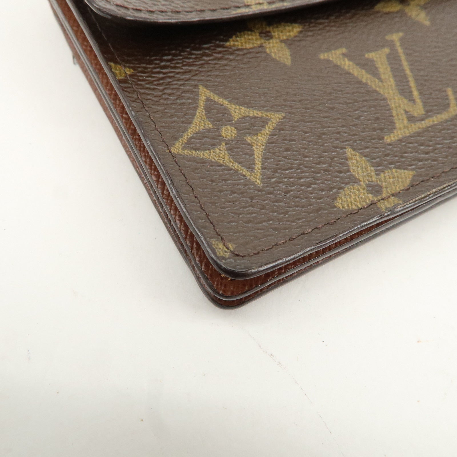 Louis Vuitton Monogram Portefeuille Accordeon Wallet M58008 Used