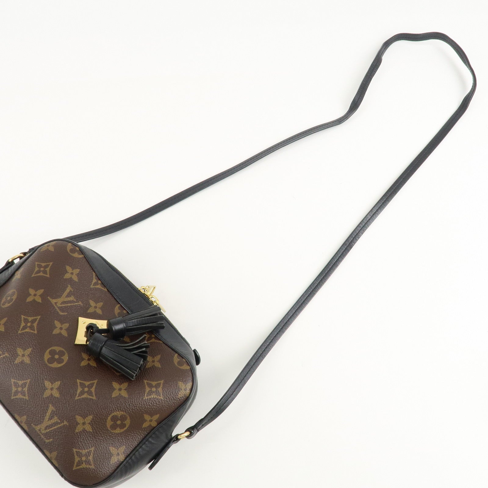 Louis Vuitton Monogram Saintonge Shoulder Bag Brown M43555 Used