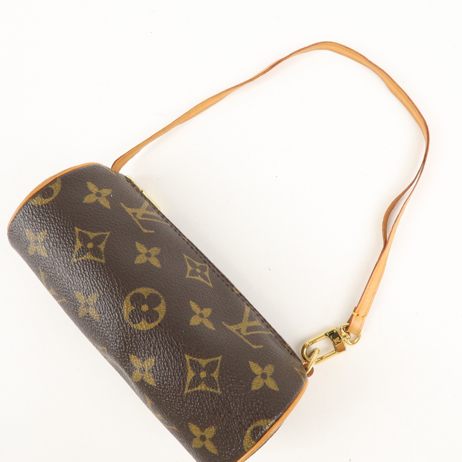 Louis Vuitton Monogram Papillon Pouch For Papillon Bag Brown Used